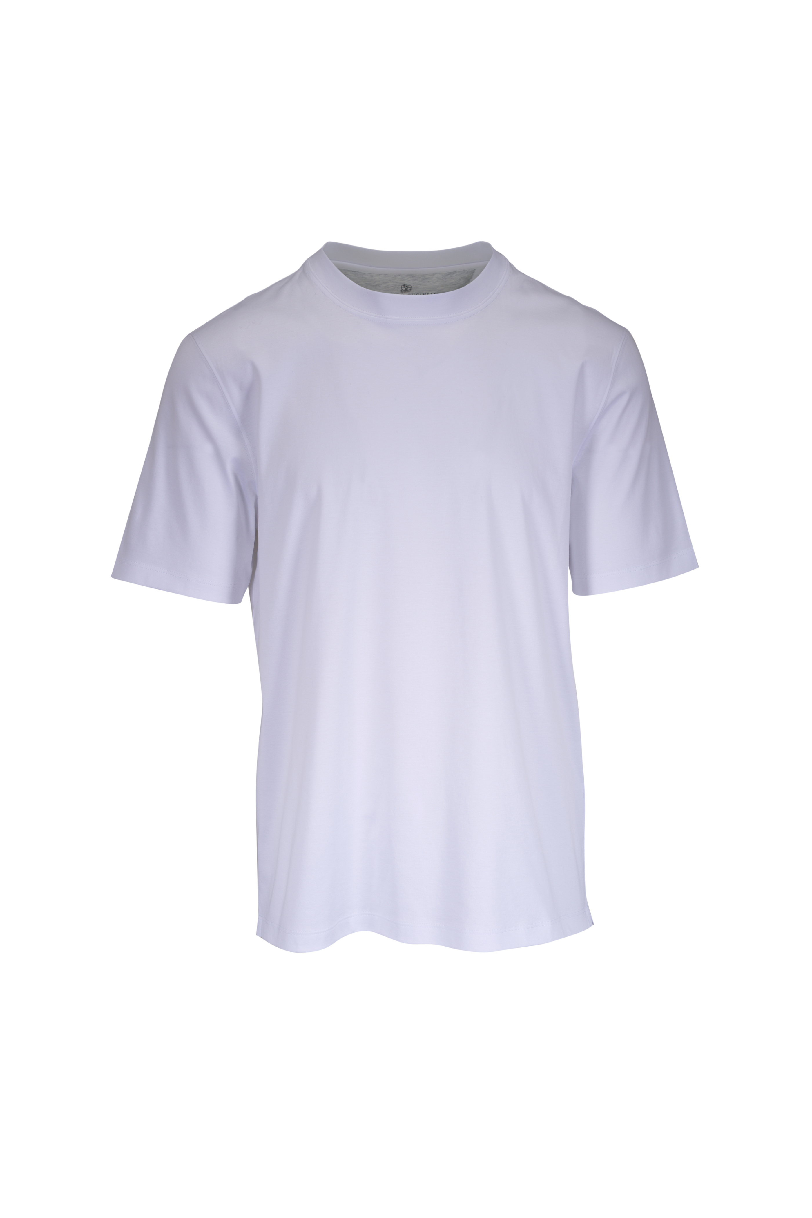 Brunello Cucinelli - White Essential Short Sleeve T-Shirt
