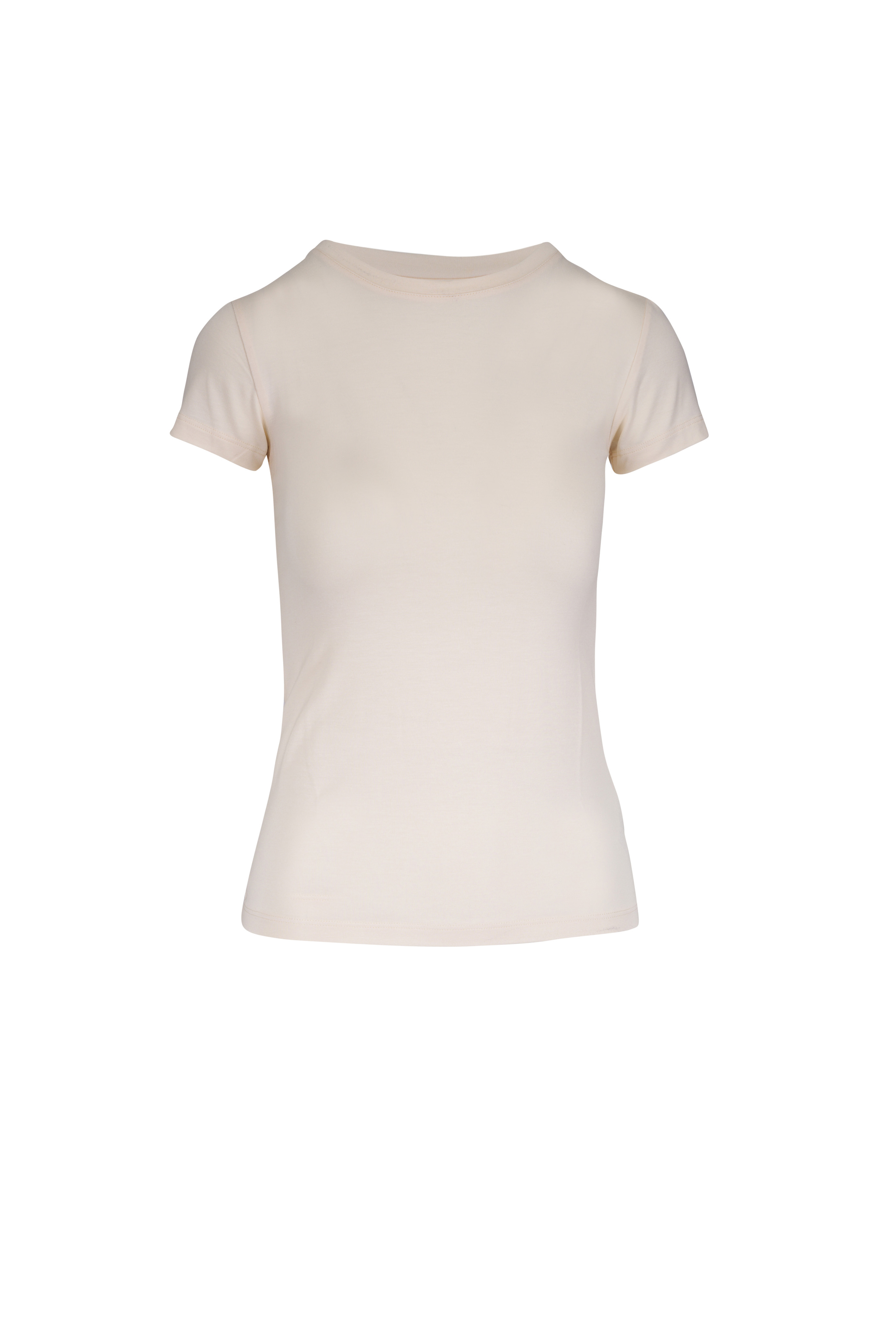Vince - White Essential Cotton T-Shirt | Mitchell Stores