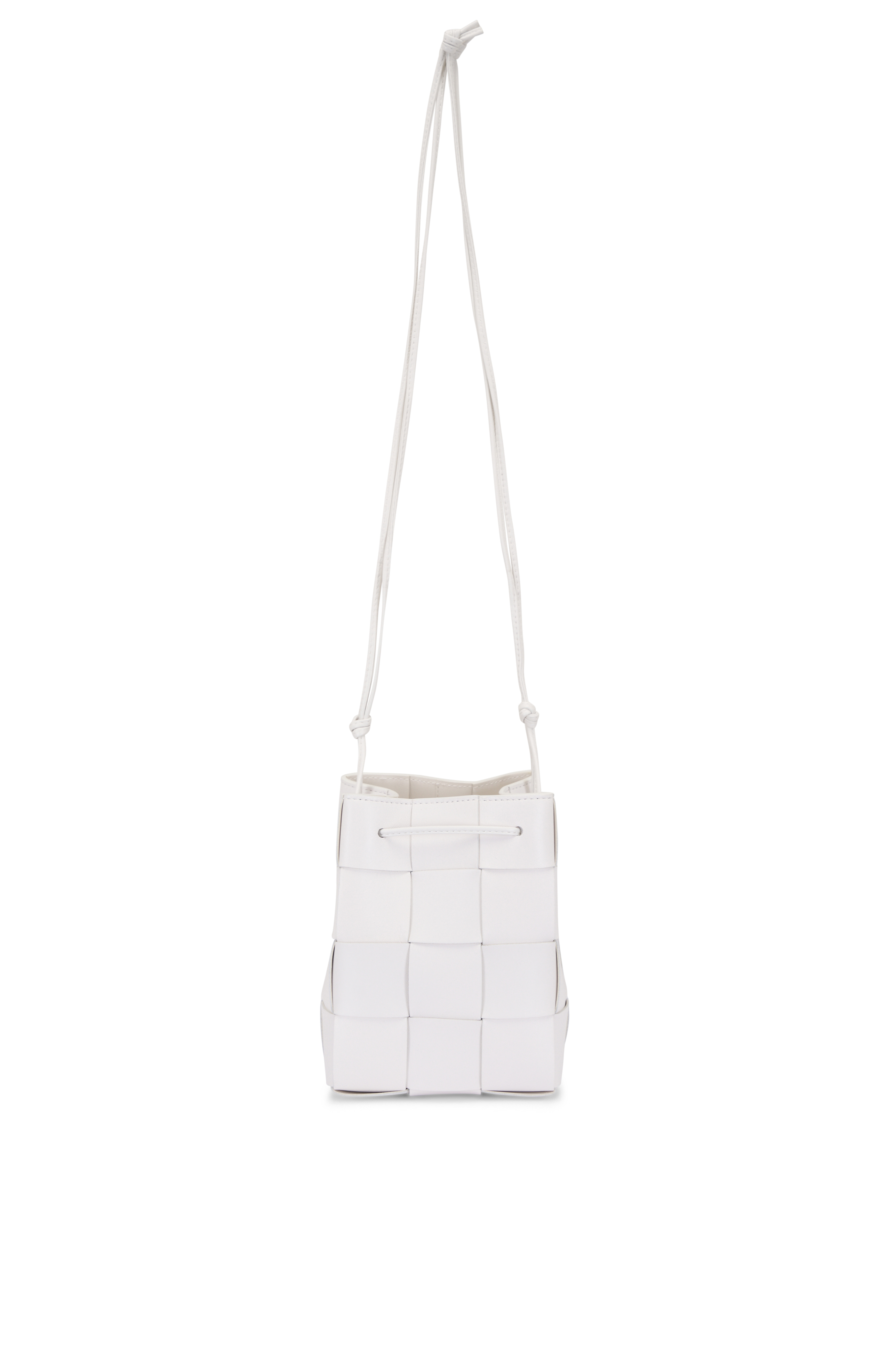 Fendi - Mon Tresor White Logo PVC Large Bucket Bag