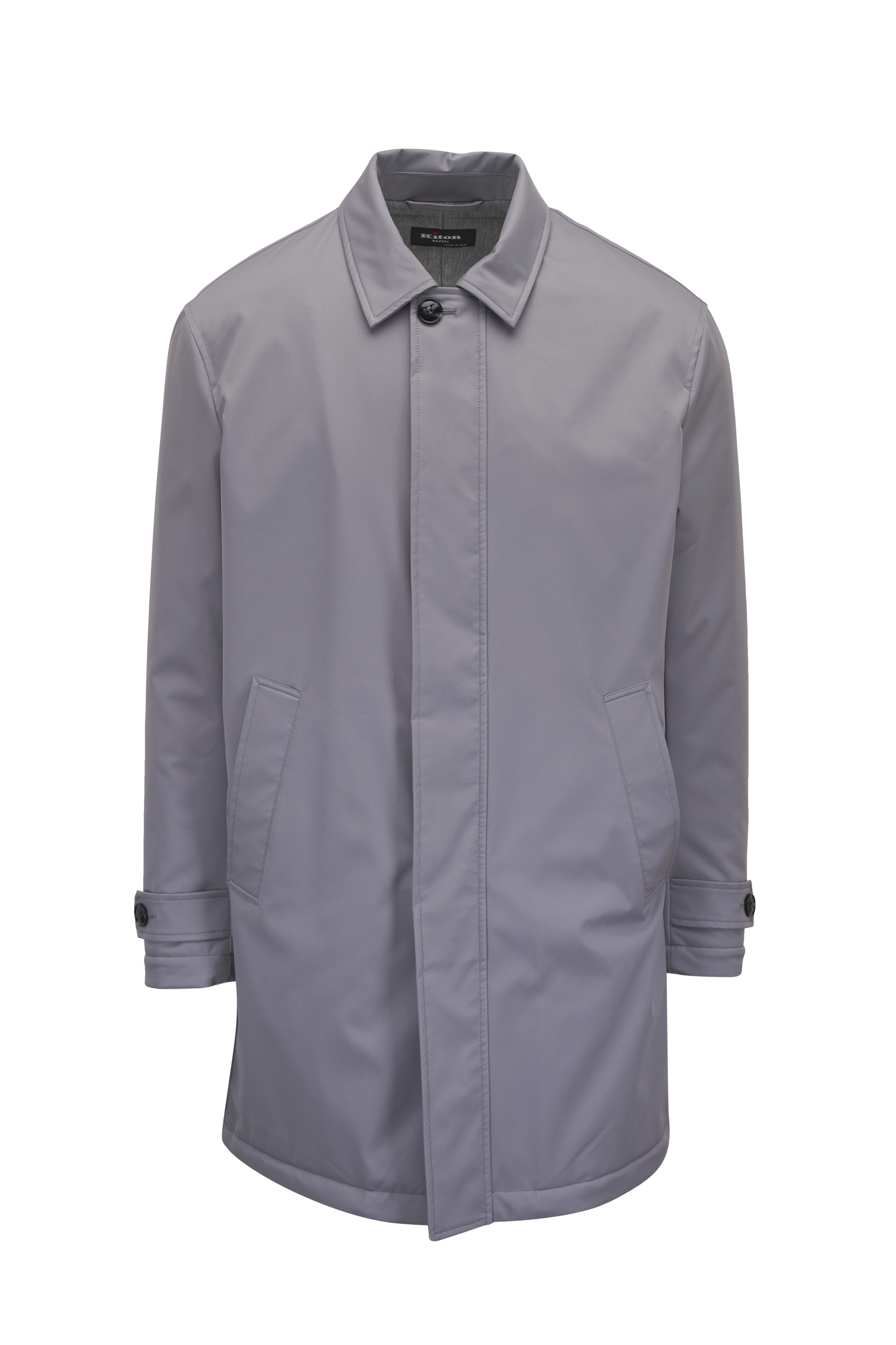 ブルネロクチネリ Brunello Cucinelli Coat Brunello Cucinelli - Light Gray Wool Top Coat | Mitchell Stores