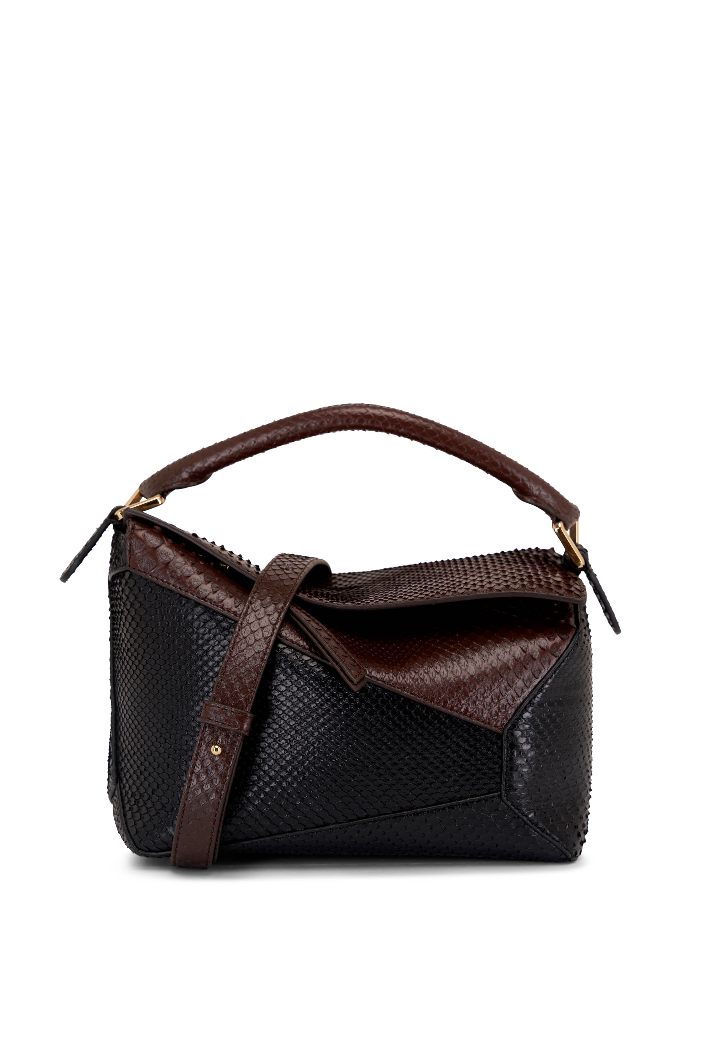Goya long chain leather handbag Loewe Blue in Leather - 34526946