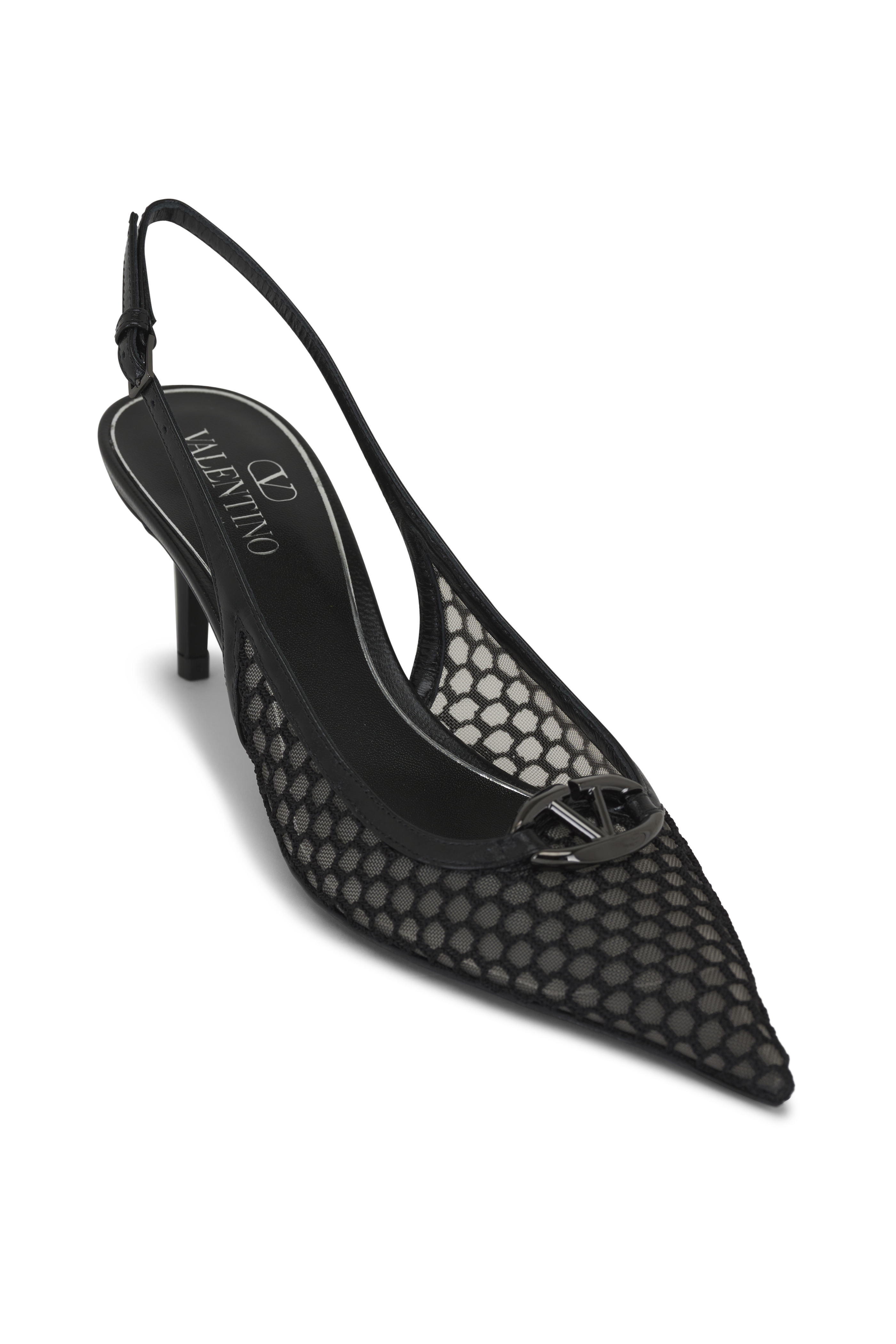 Saint Laurent - Oxalis Natural Cheetah Mesh Slingback, 30mm