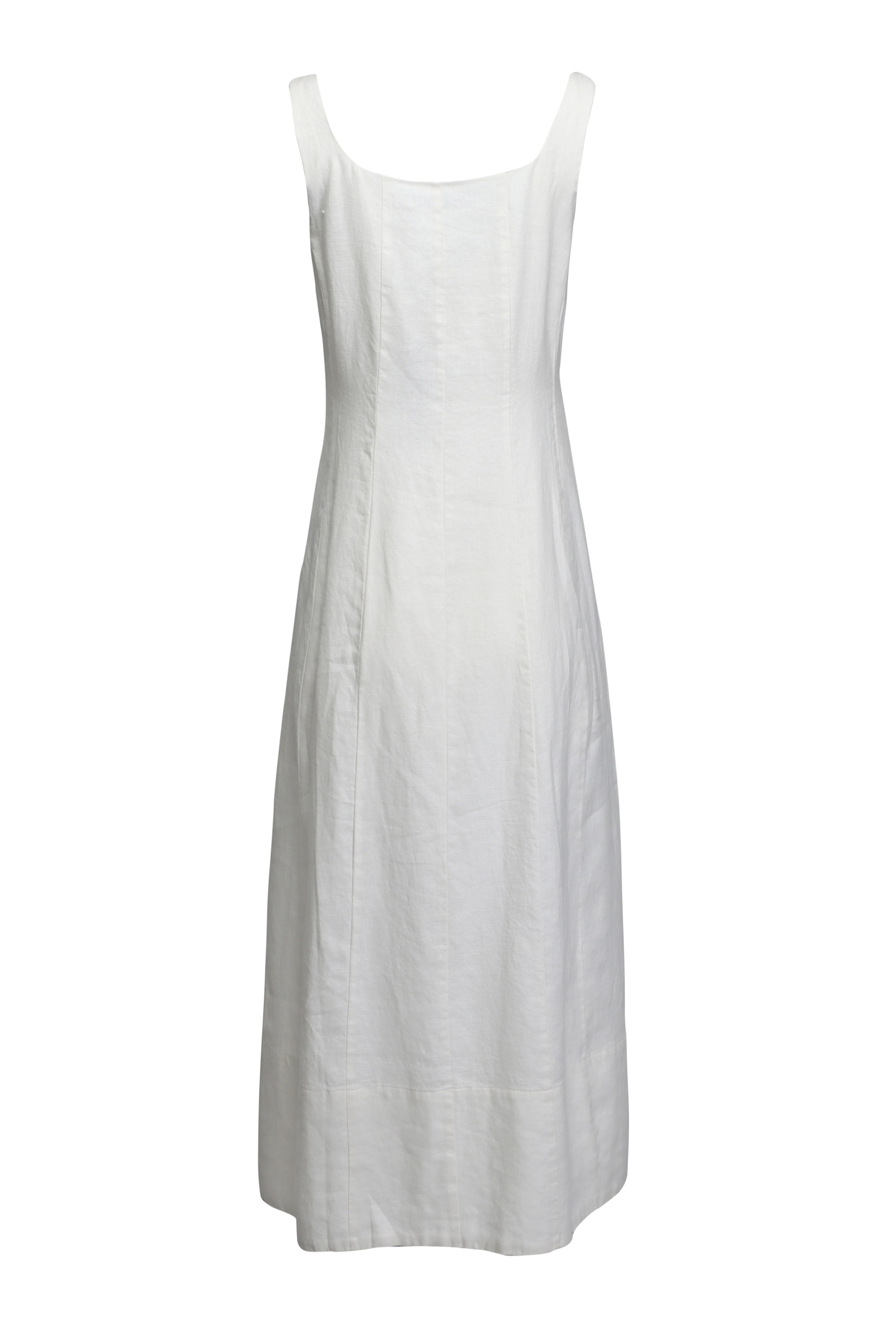 Totême - Sleeveless Cotton Tee Off White Dress | Mitchell Stores