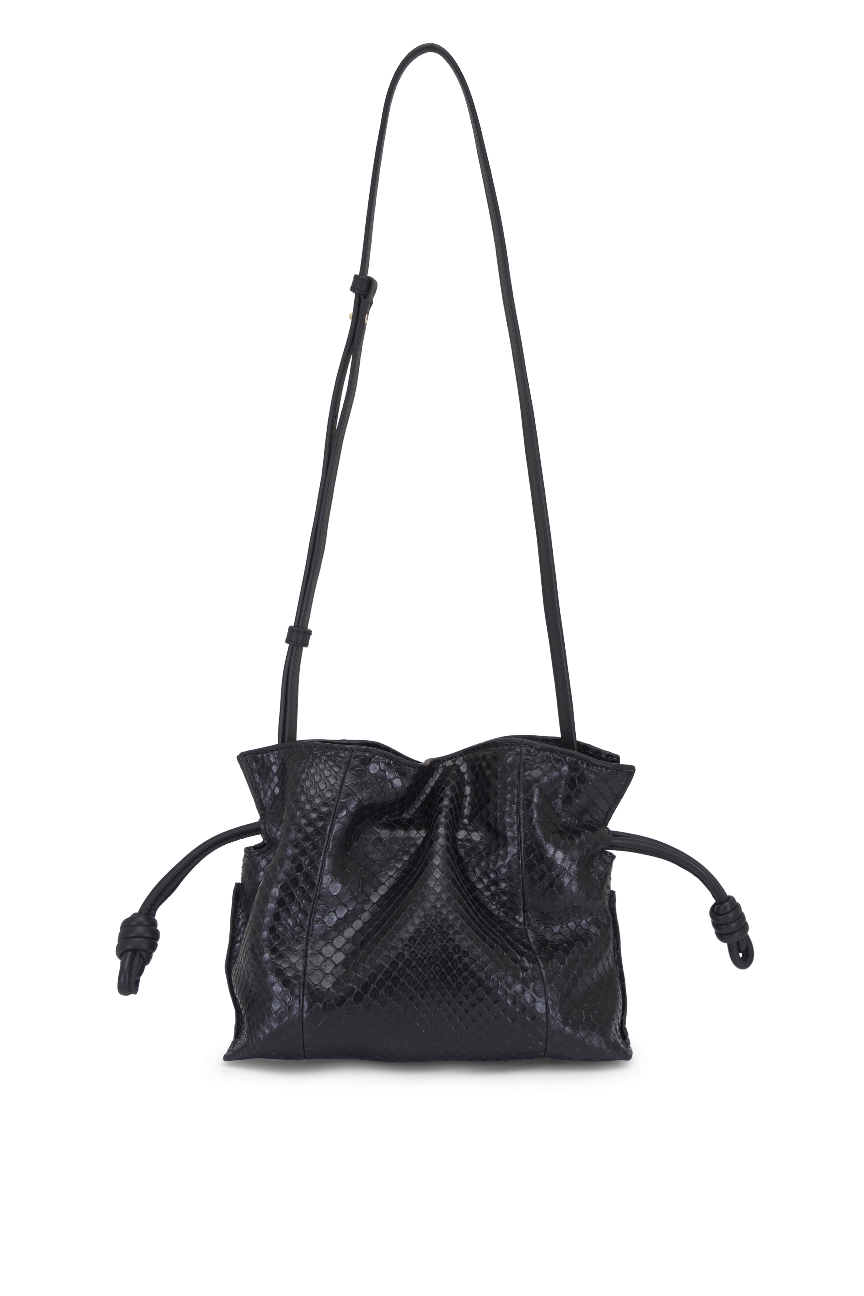 Loewe - Mini Puzzle Black Leather Crossbody Bag | Mitchell Loewe - Mini Puzzle Black Leather Crossbody Bag | Mitchell