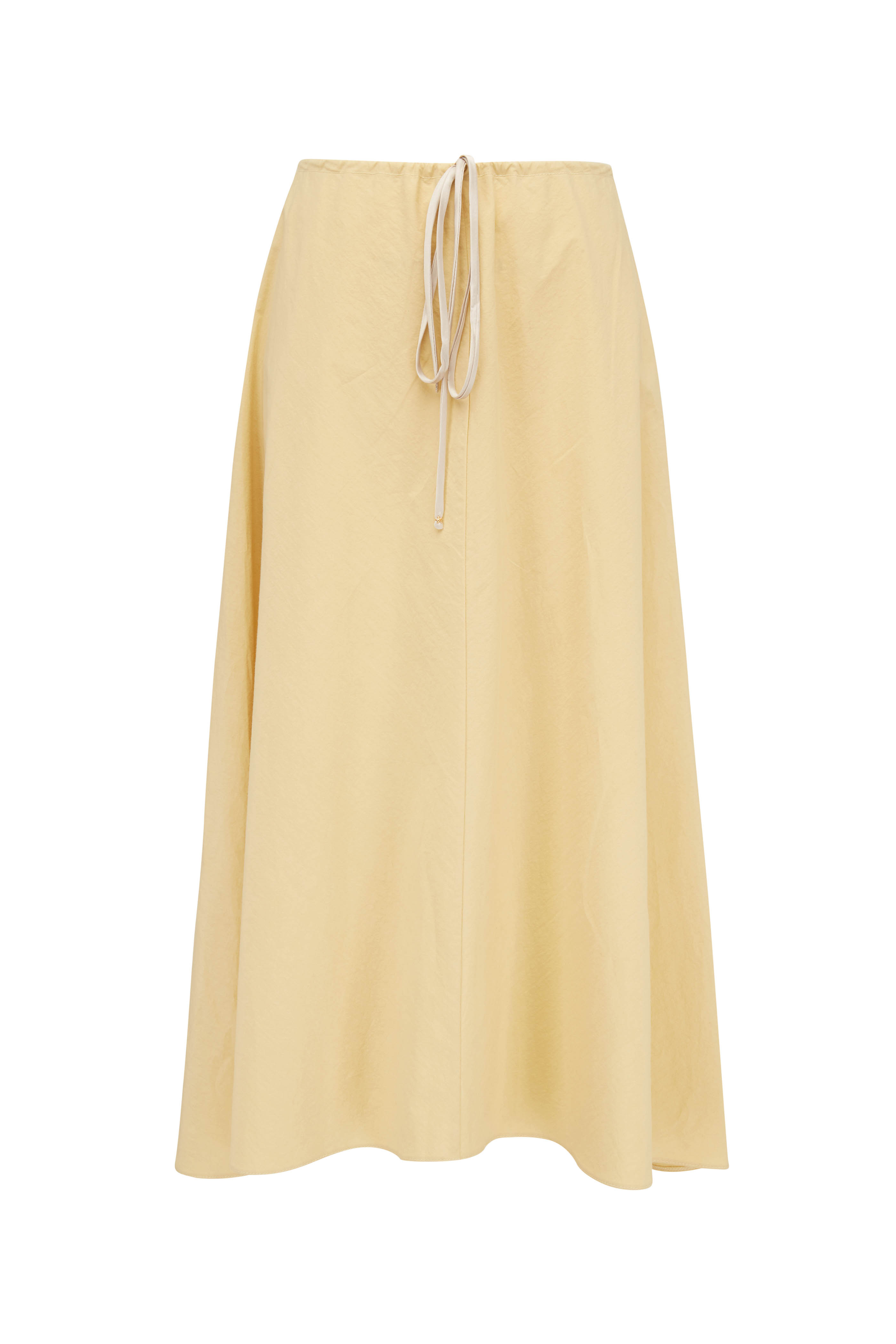 D.Exterior - Gray Plisse Wool | Skirt Midi Stores Mitchell