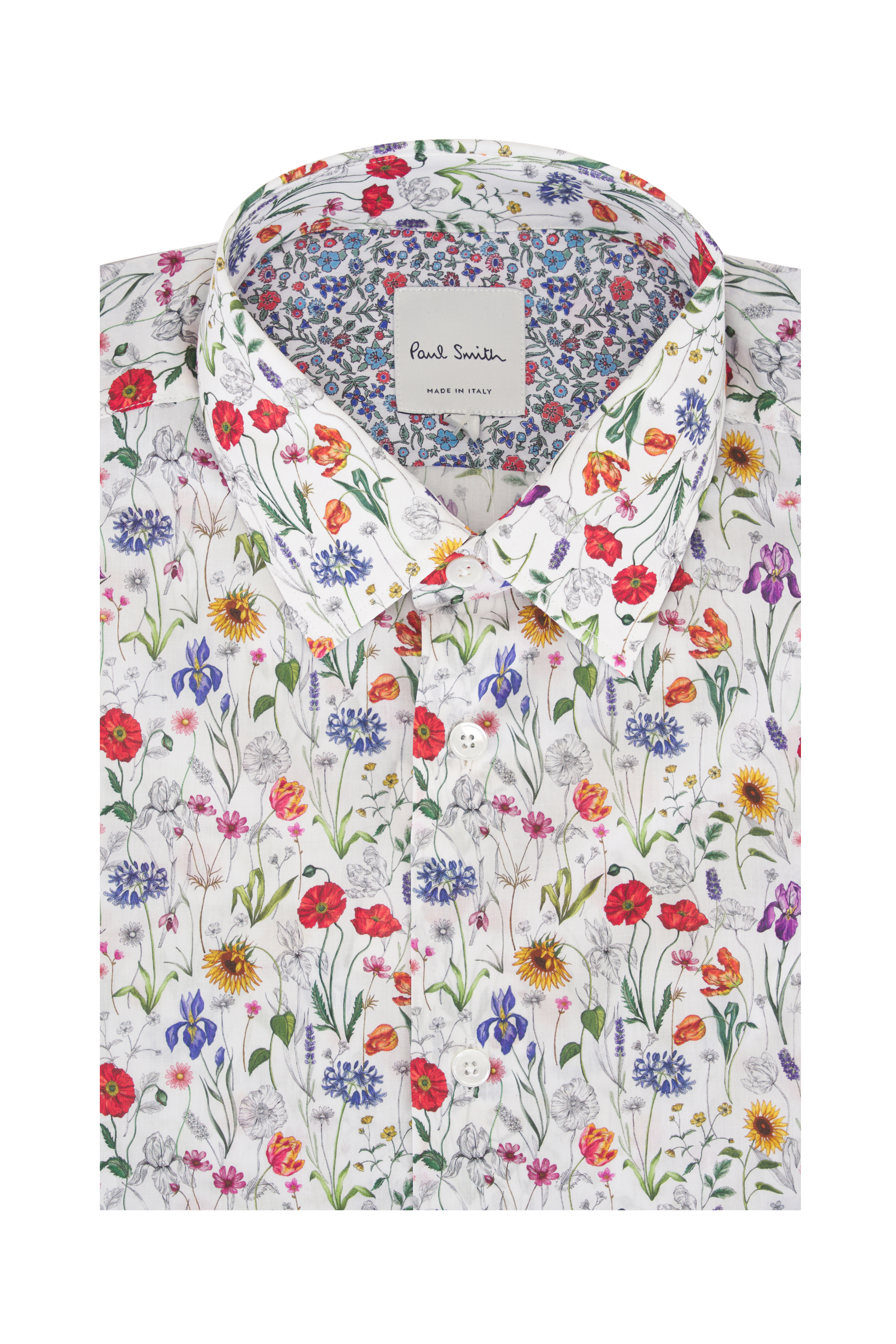 Paul Smith Slim-Fit Liberty Stem Floral Printed Shirt | Liberty
