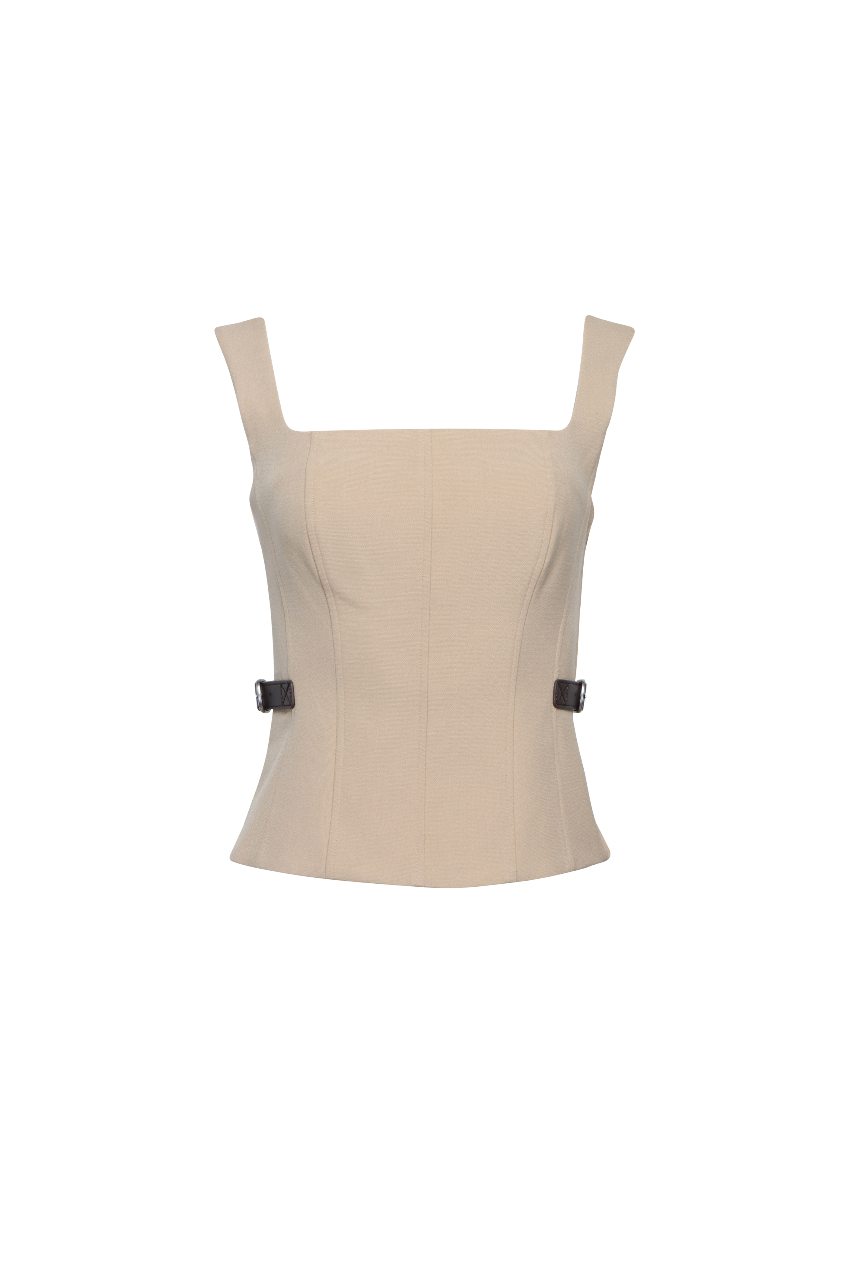 Apolina｜meera blouse almond APOLINA MEERA BLOUSE (almond) - SEN_TO_SENCE