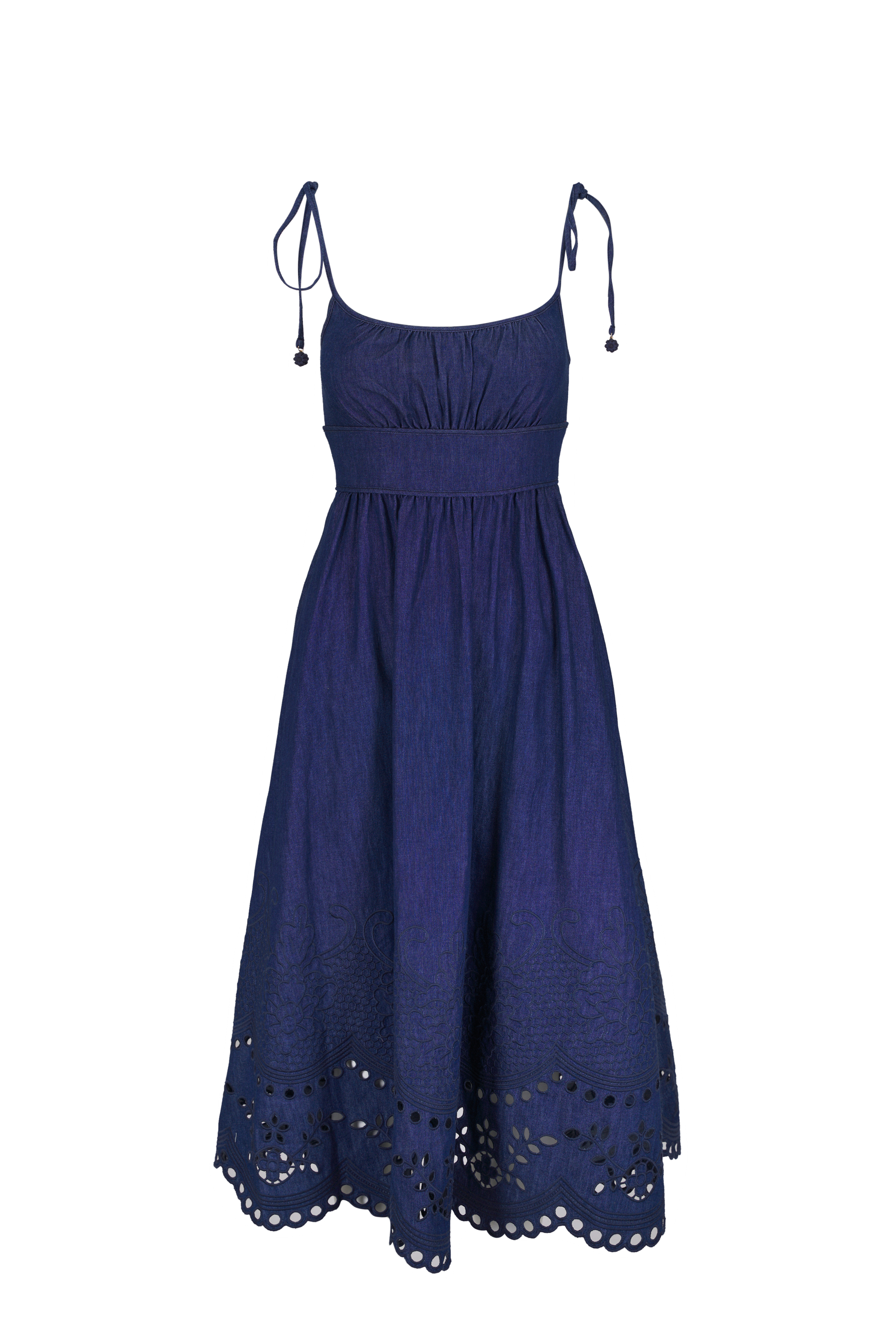 Zimmermann - Dusty Pink Wonderland Midi Corset Dress