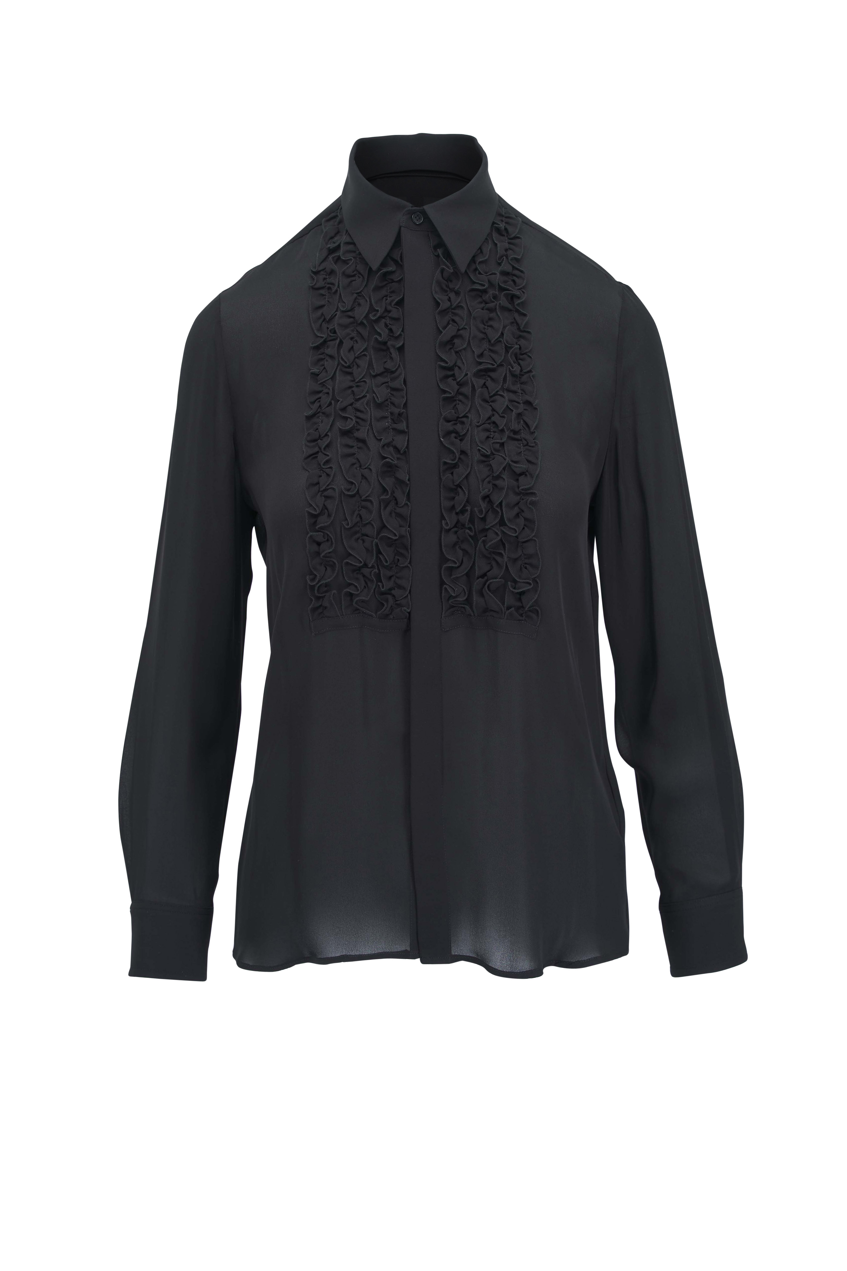 Nili Lotan Lucena Silk Tied fashion Paisley Blouse