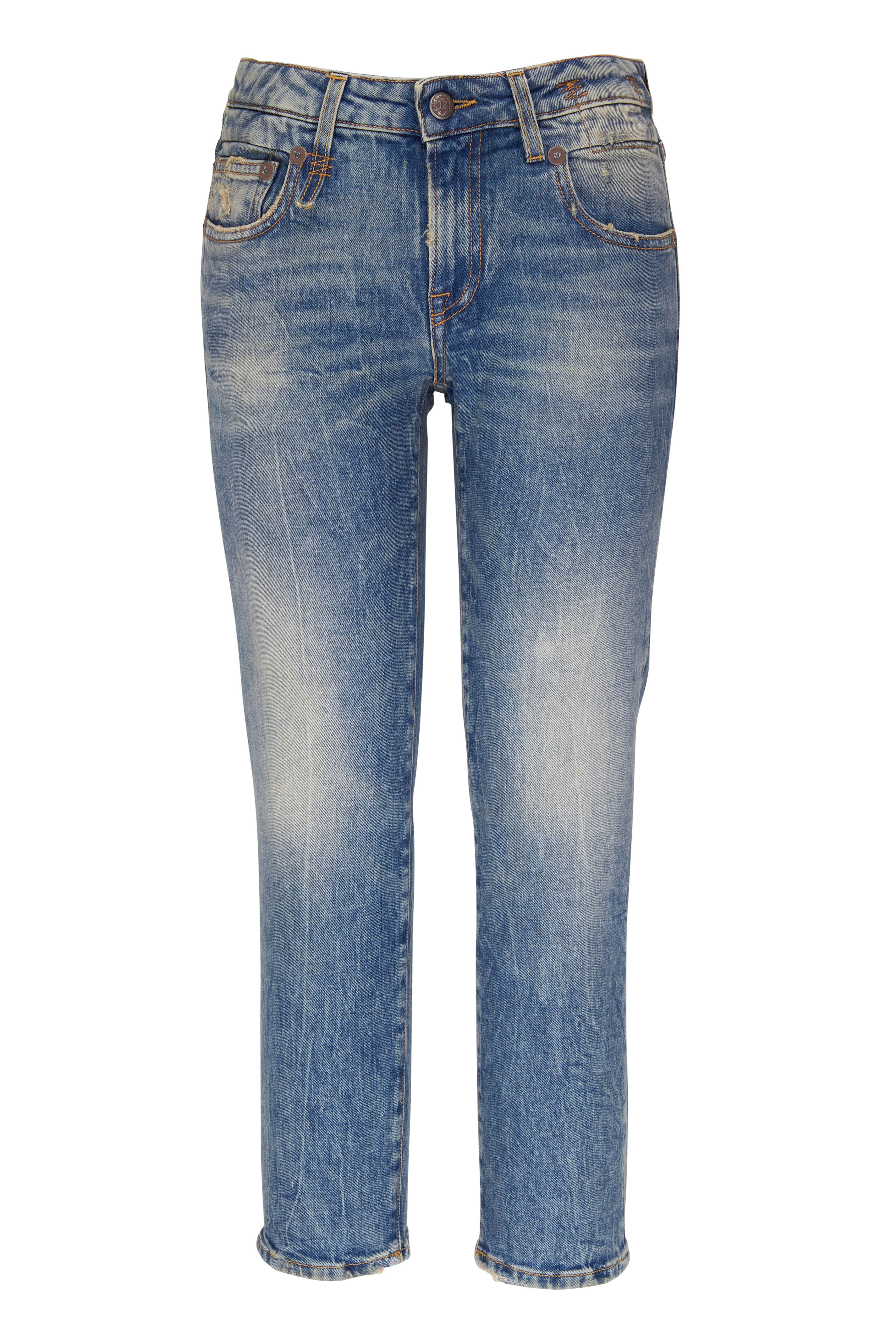 R13 Boy Straight Avery Indigo Jean Mitchell Stores