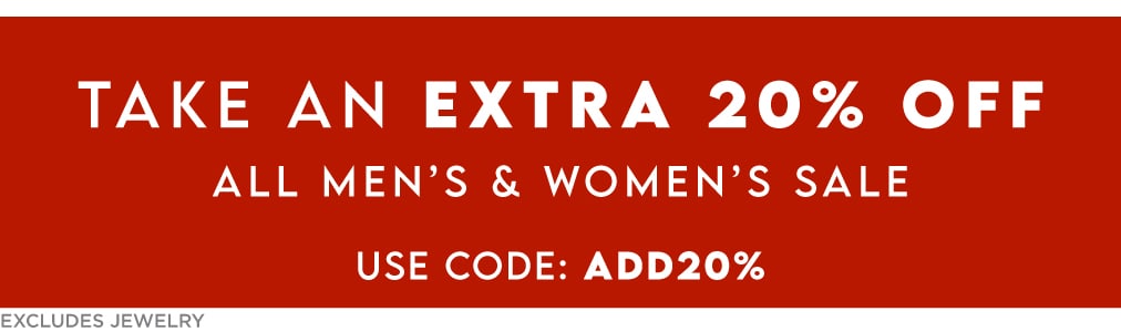 Take an Extra 20% off Sale!