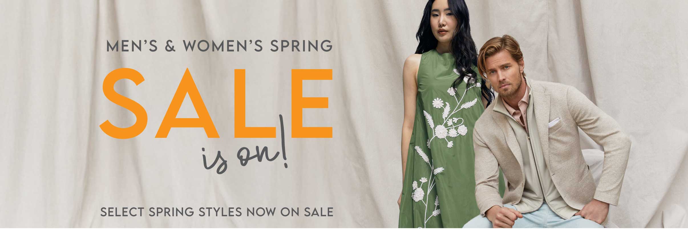 sale is on 