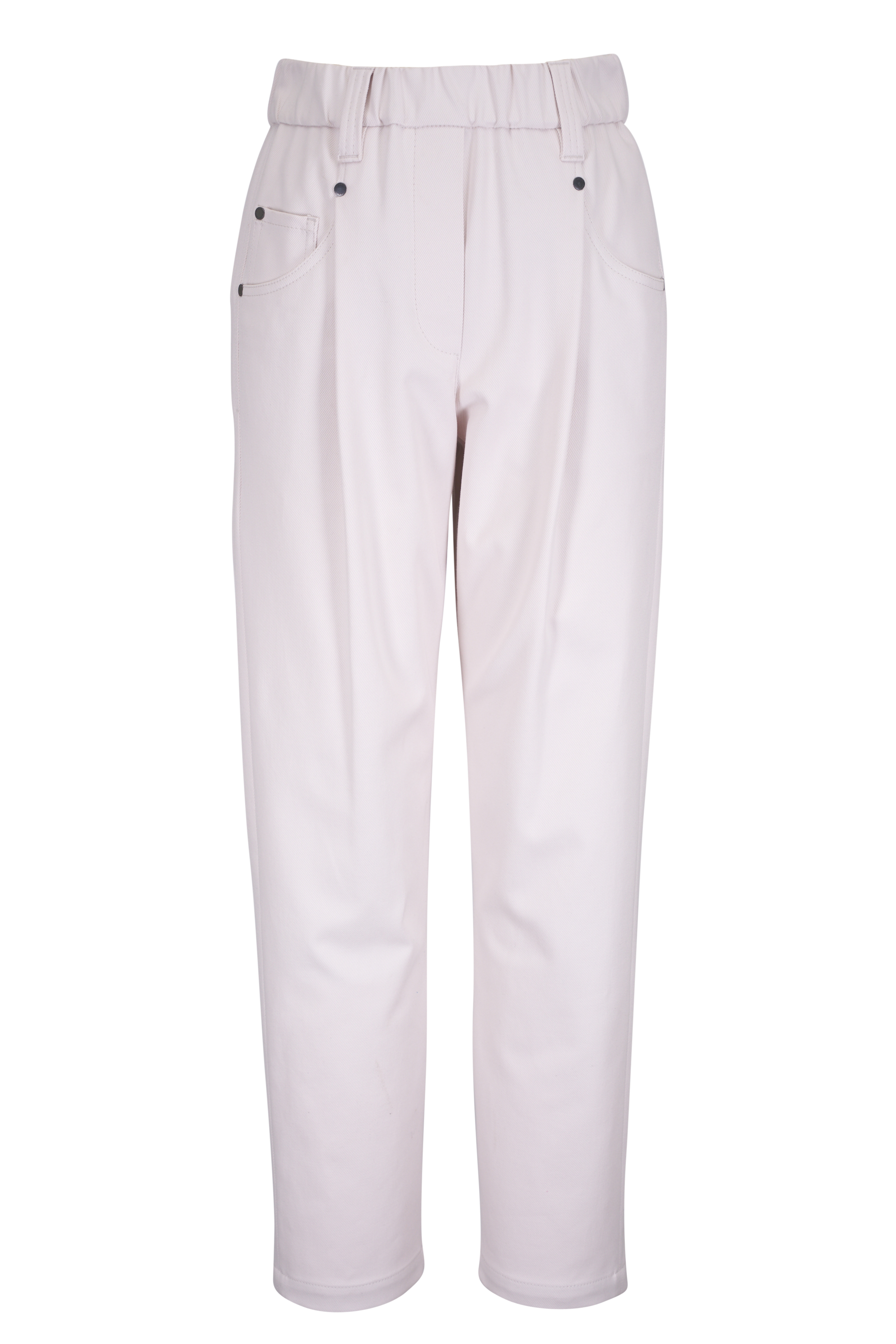 BRUNELLO CUCINELLI コットン チノパン Brunello Cucinelli Cotton/Linen Drawstring Pants Off White