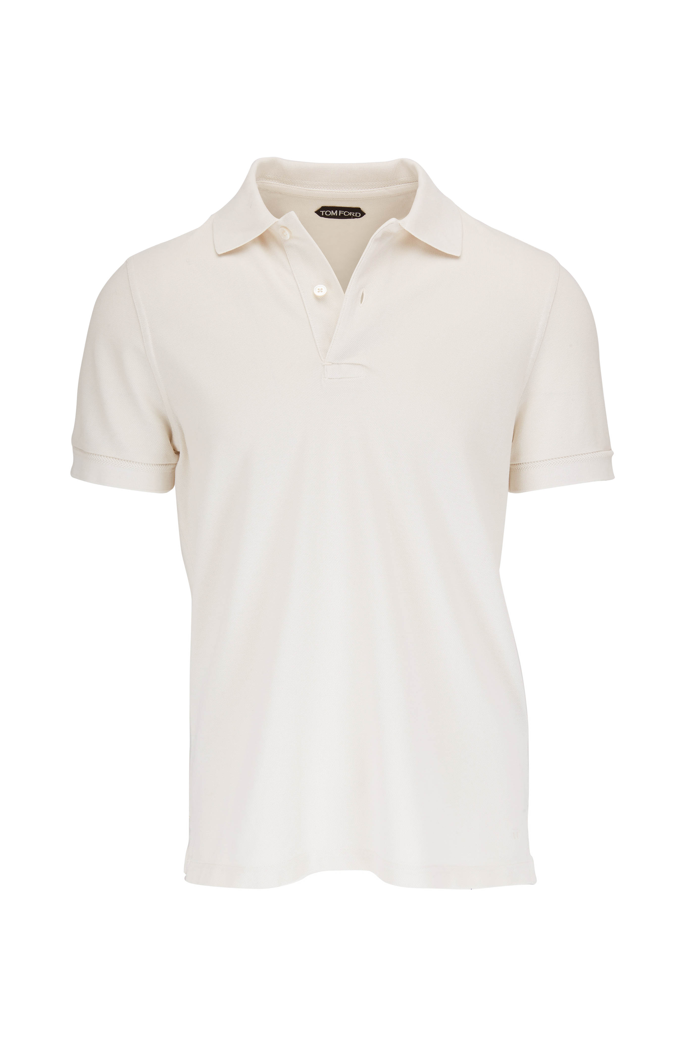 Tom Ford - White Toweling Polo | Mitchell Stores