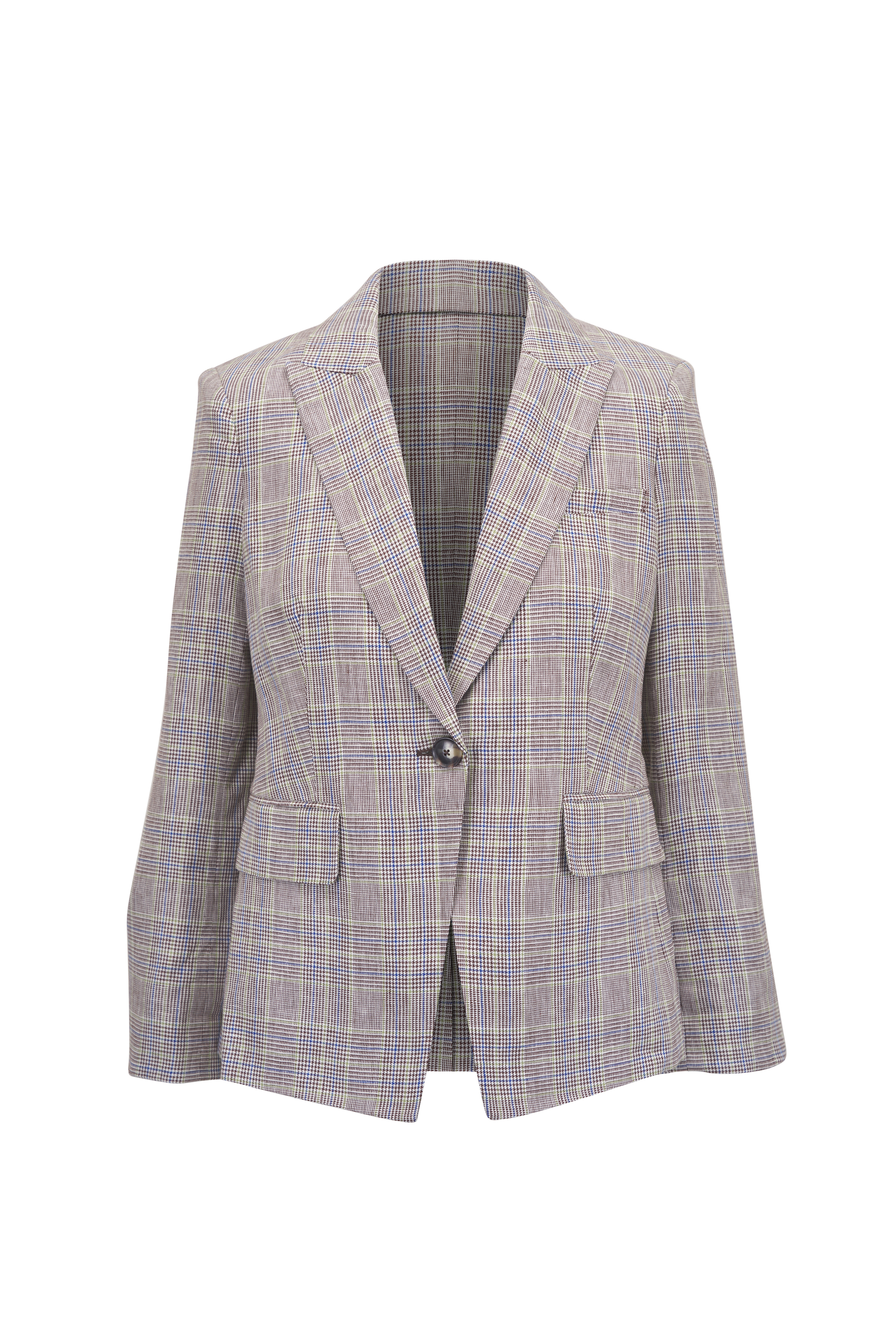 Alice & Olivia - Off White Pearl Collar Kidman Jacket