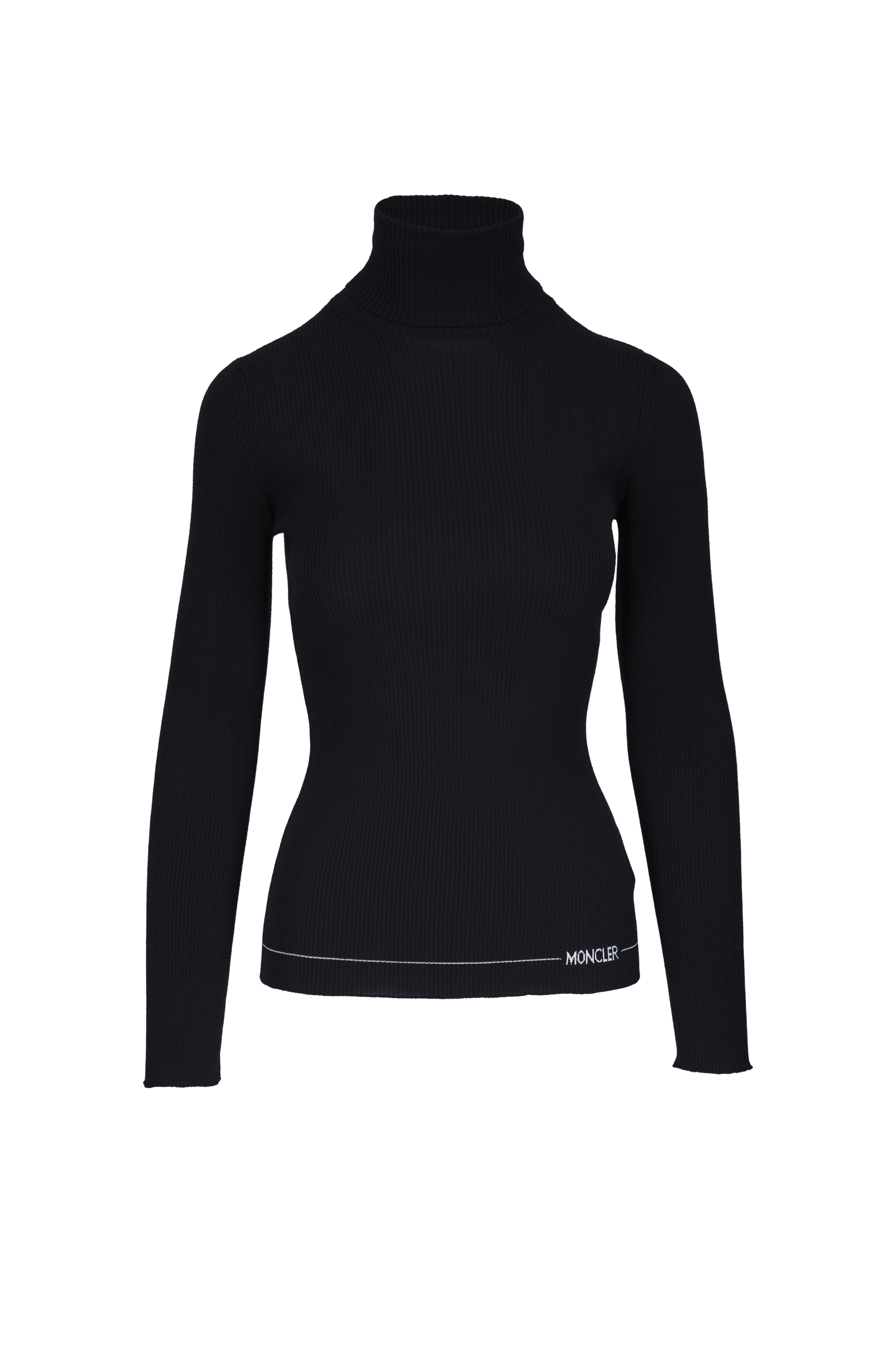 Saint Laurent - Black Pointelle Knit Crop Top | Mitchell Stores