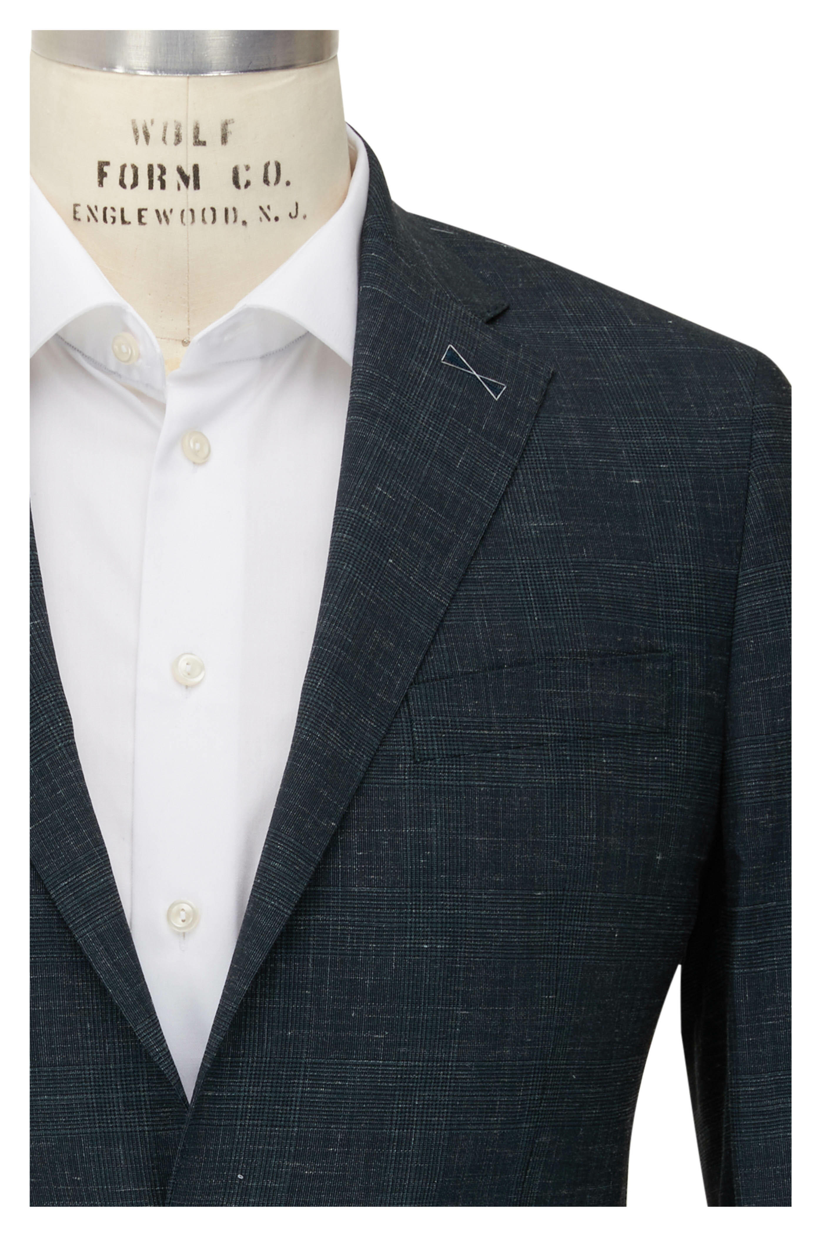 Atelier Munro - Sage Glen Plaid Wool & Linen Suit