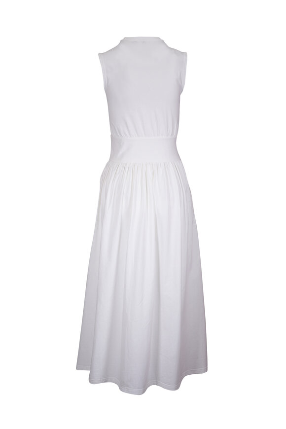 Totême Sleeveless Cotton Tee Off White Dress - view 4