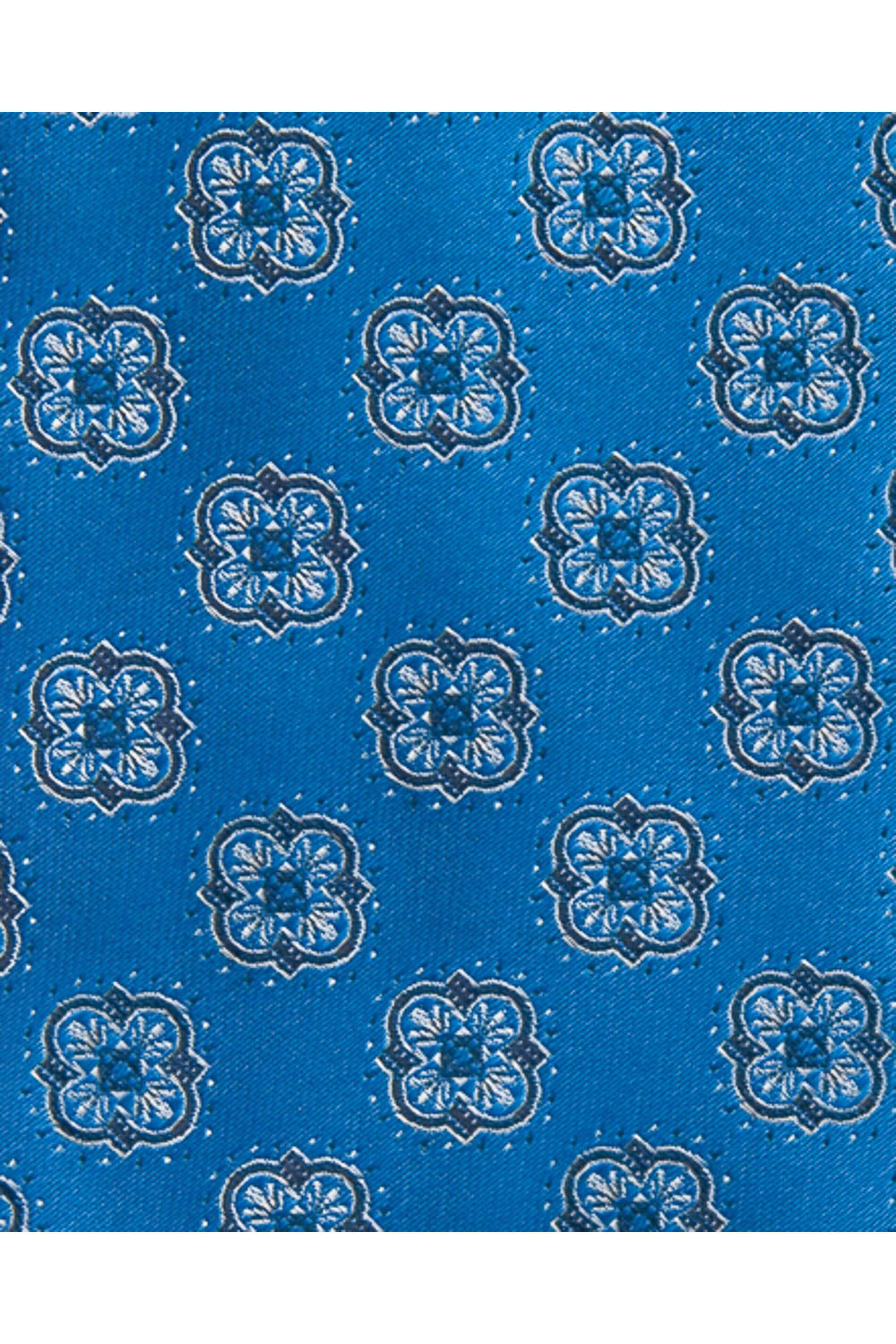 Geoff Nicholson - Bright Blue Medallion Tie