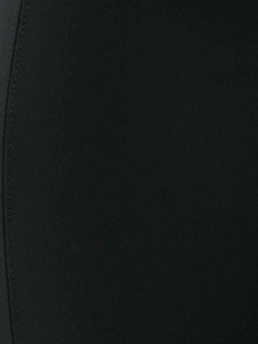 Helmut Lang - Black Scuba Cropped Flare Pant