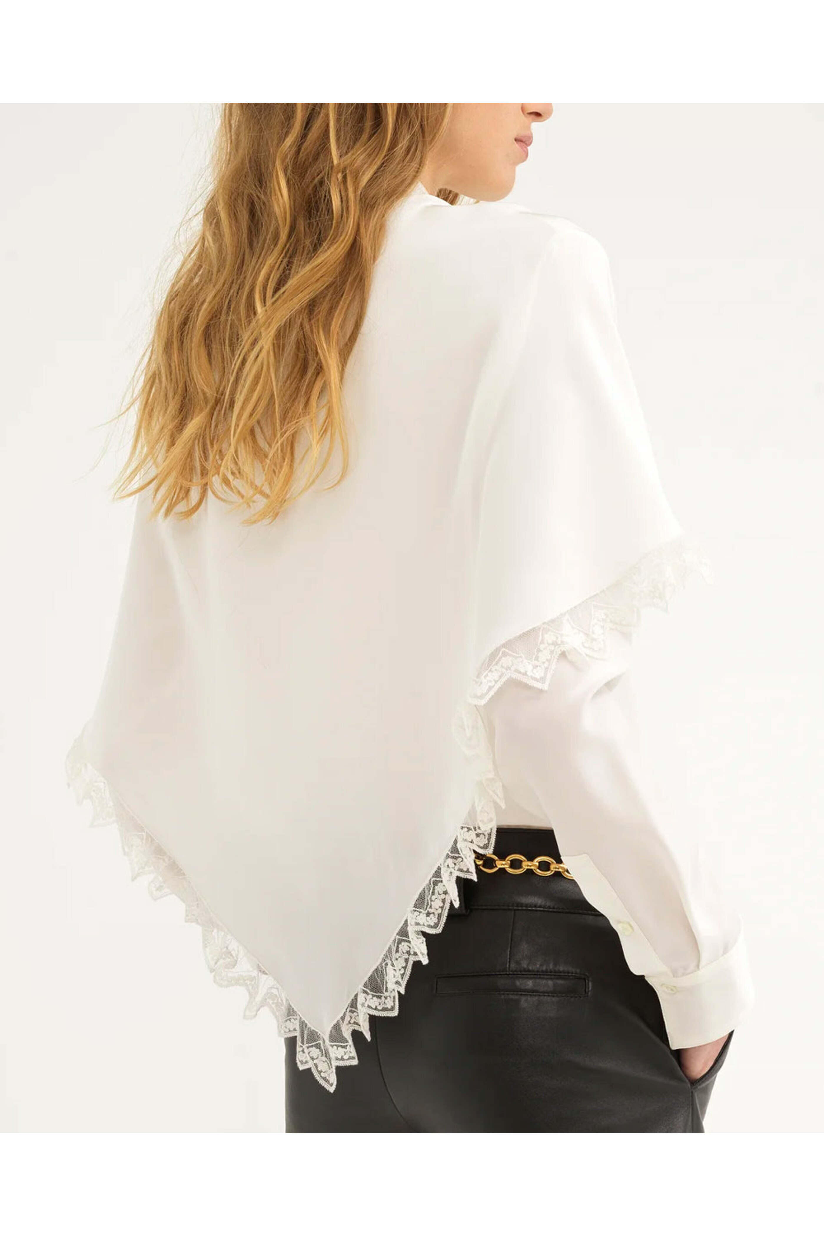 Chloé - Iconic Milk Heritage Cape Blouse - view 2