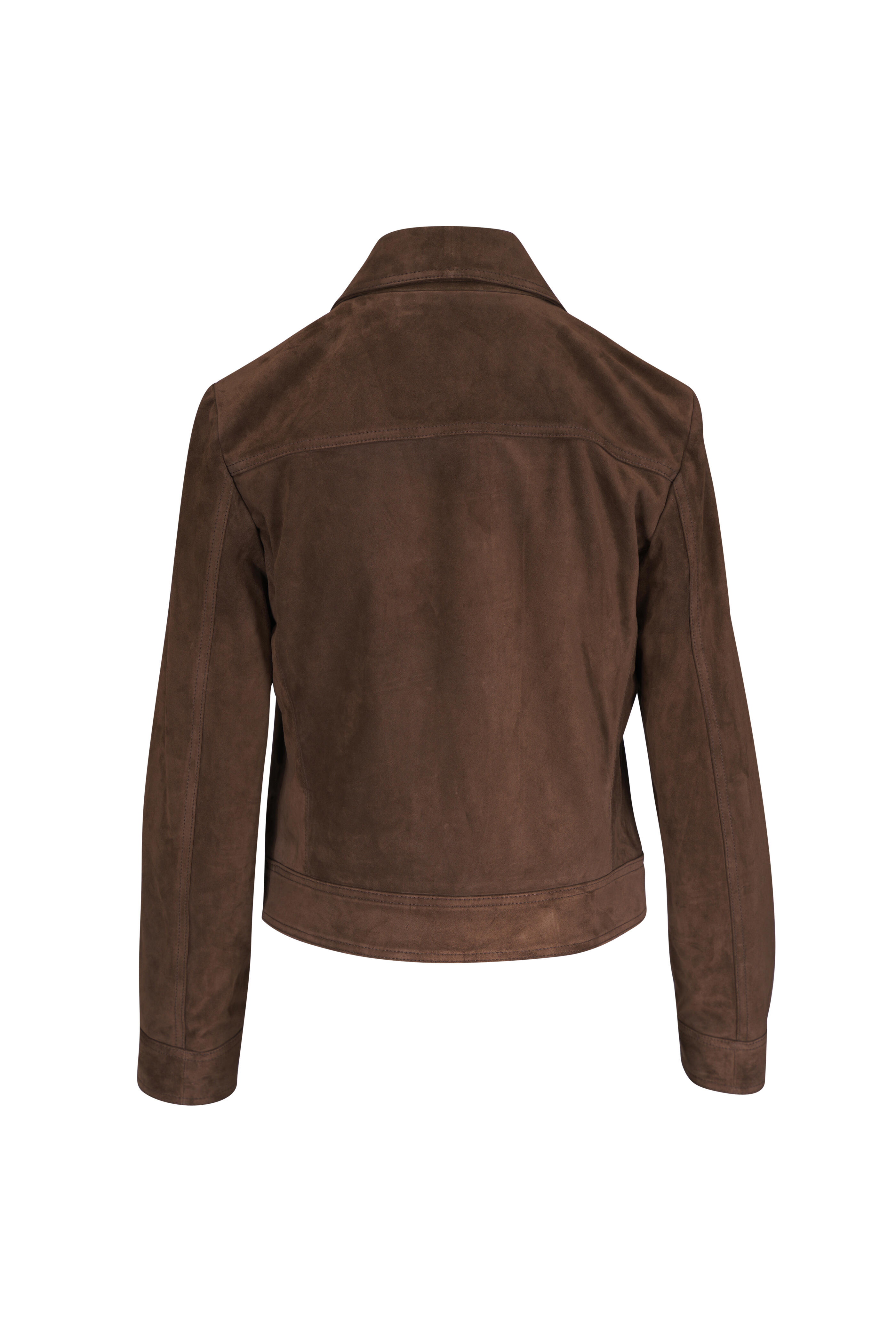 Nili Lotan - Susannah Hazelnut Suede Jacket