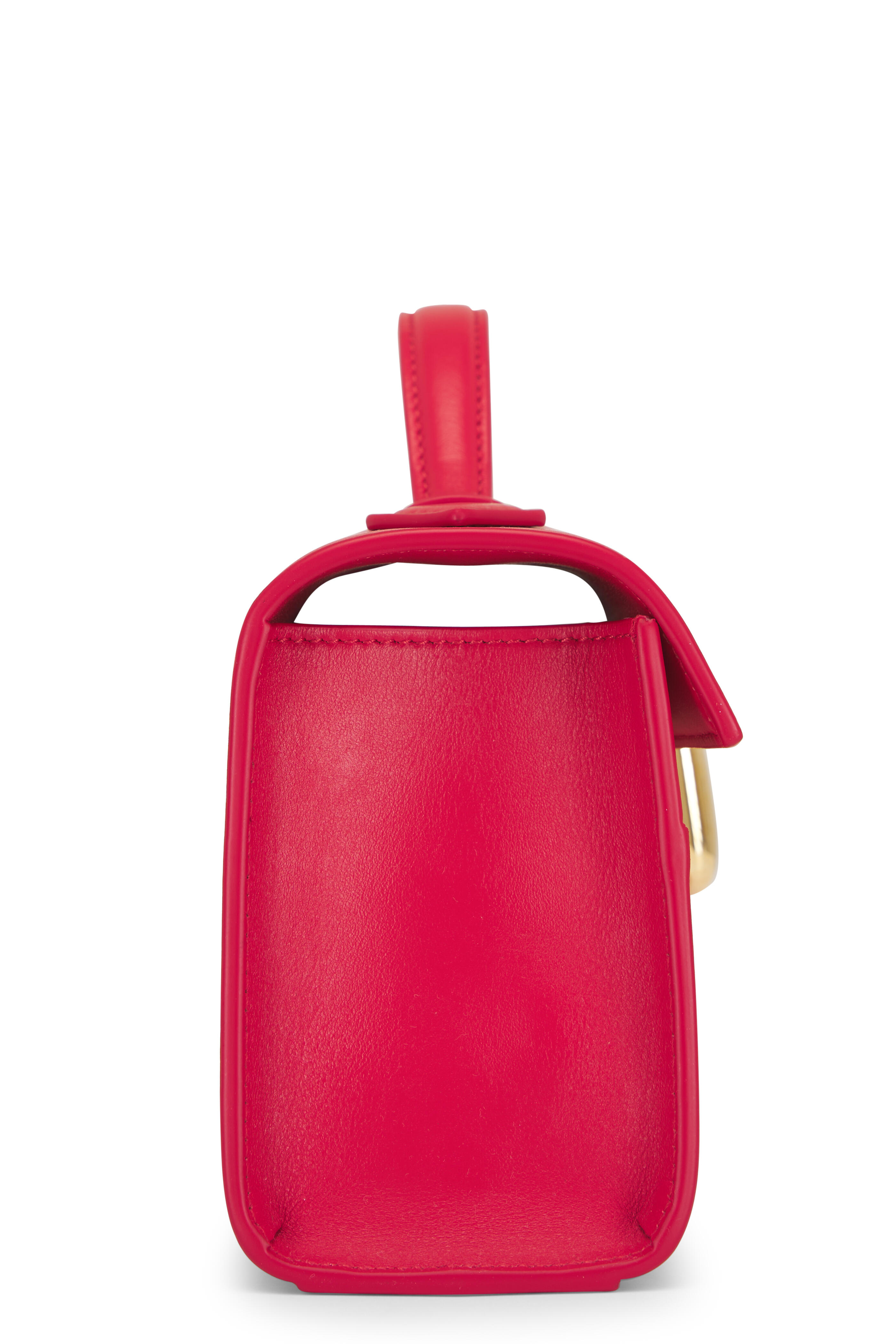 Savette - Symmetry Pouchette Leather Poppy Top Handle Bag