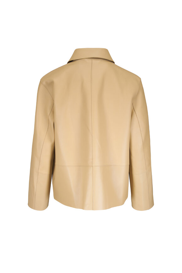 Totême Chai Bonded Leather Jacket - view 3