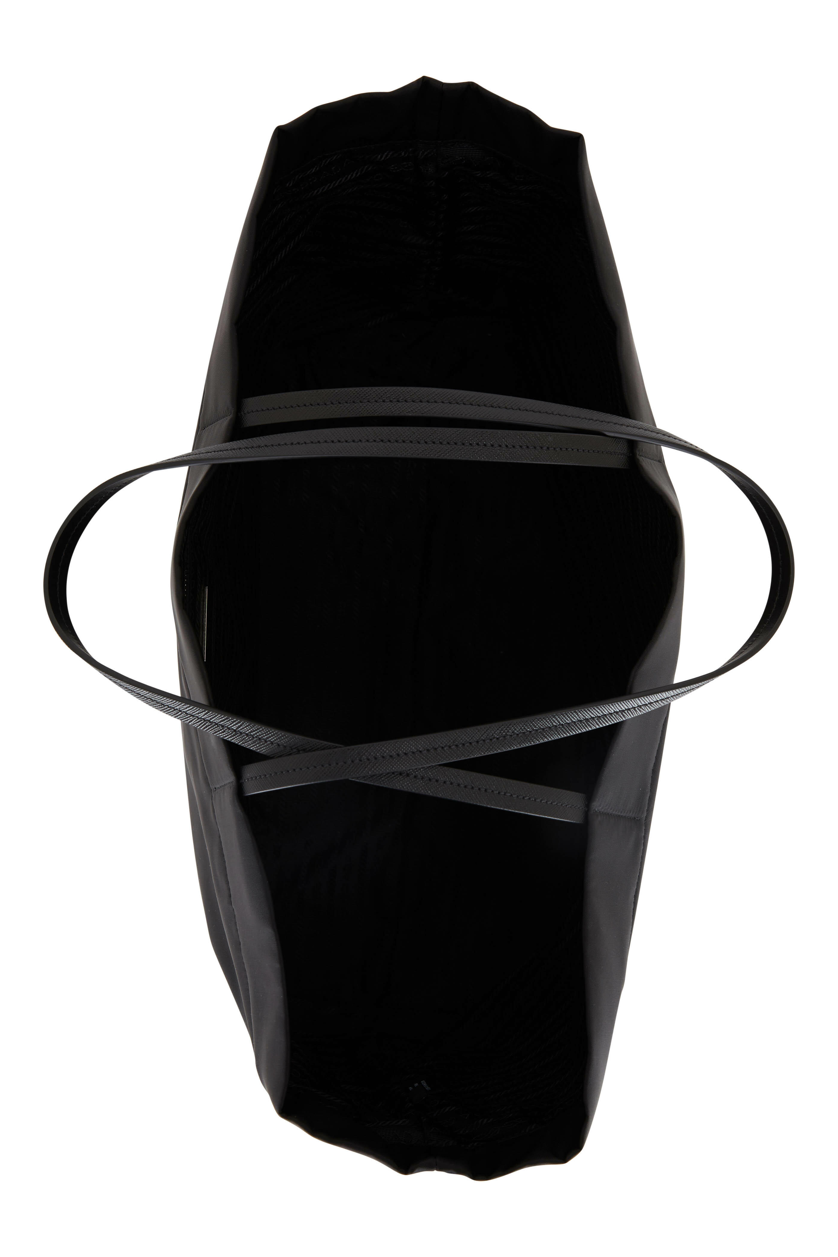 Prada - Black Nylon Open Tote