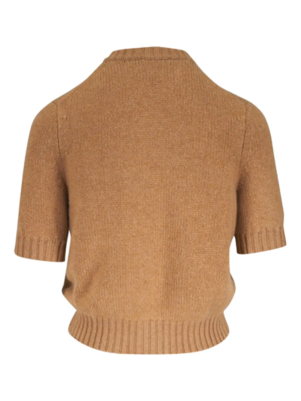 Khaite - Nora Biscotti Cropped Cashmere Cardigan