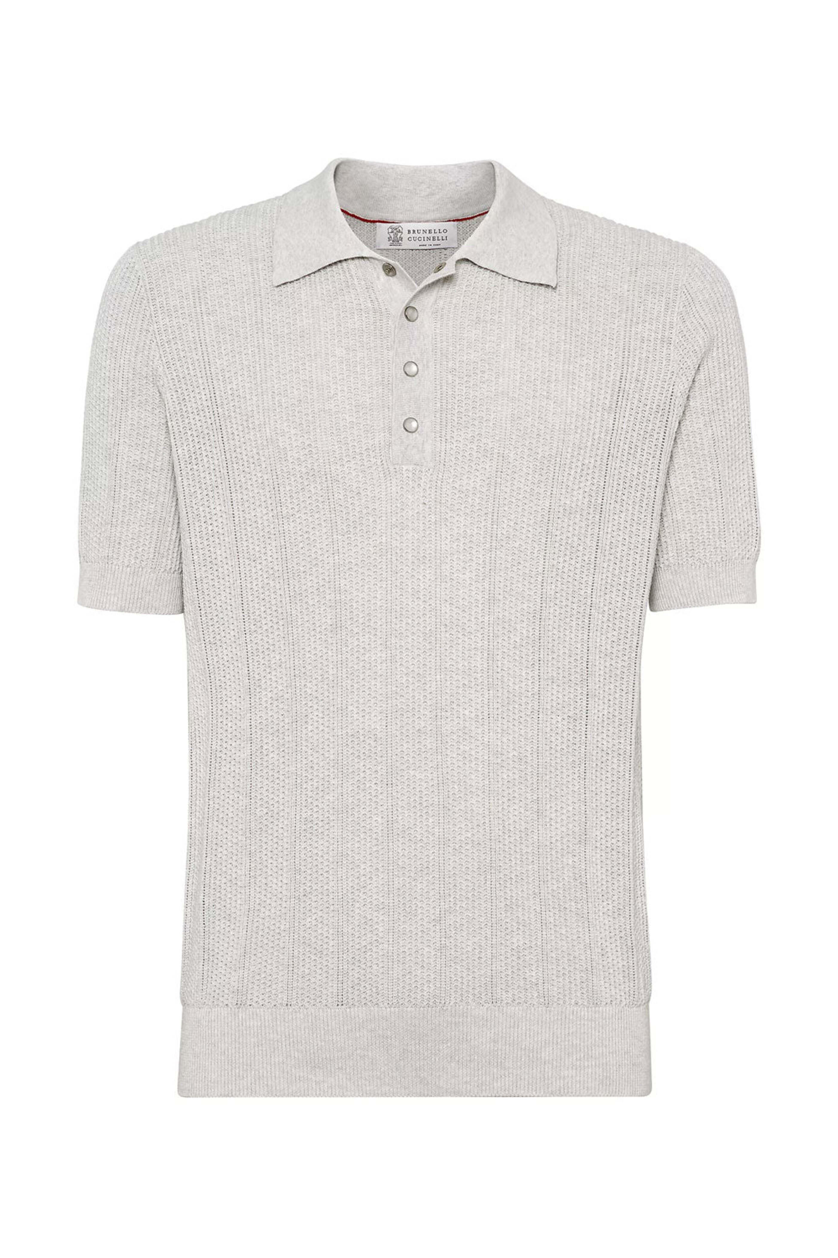 BRUNELLO CUCINELLI カシミヤ シルク ニット セーター グレー Brunello Cucinelli - Medium Gray Wool & Cashmere Quarter Zip