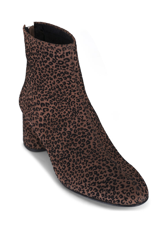 AGL Olga Animal Print Suede Ankle Boot - view 1