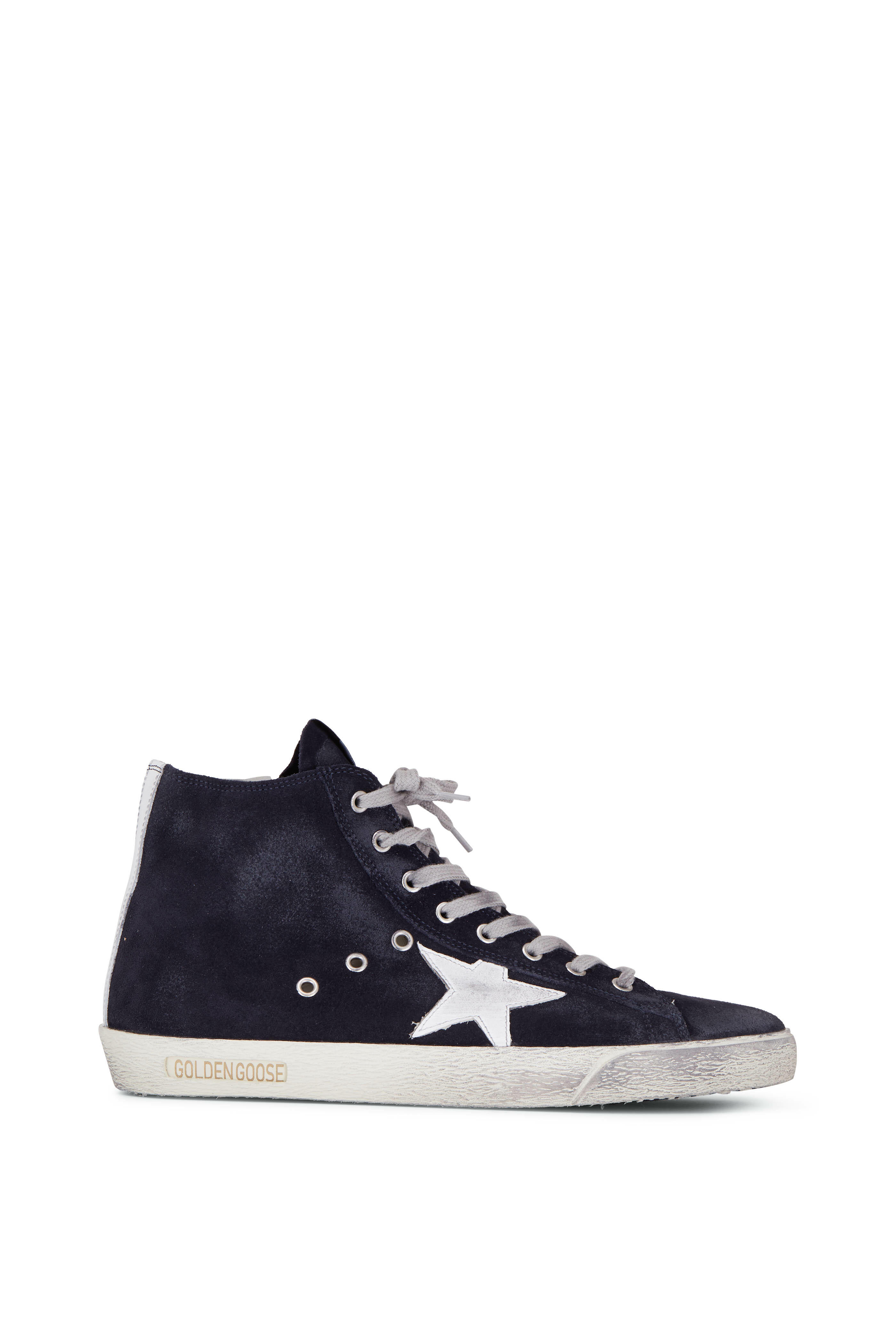 Golden Goose - Francy Navy Suede High-Top Sneaker