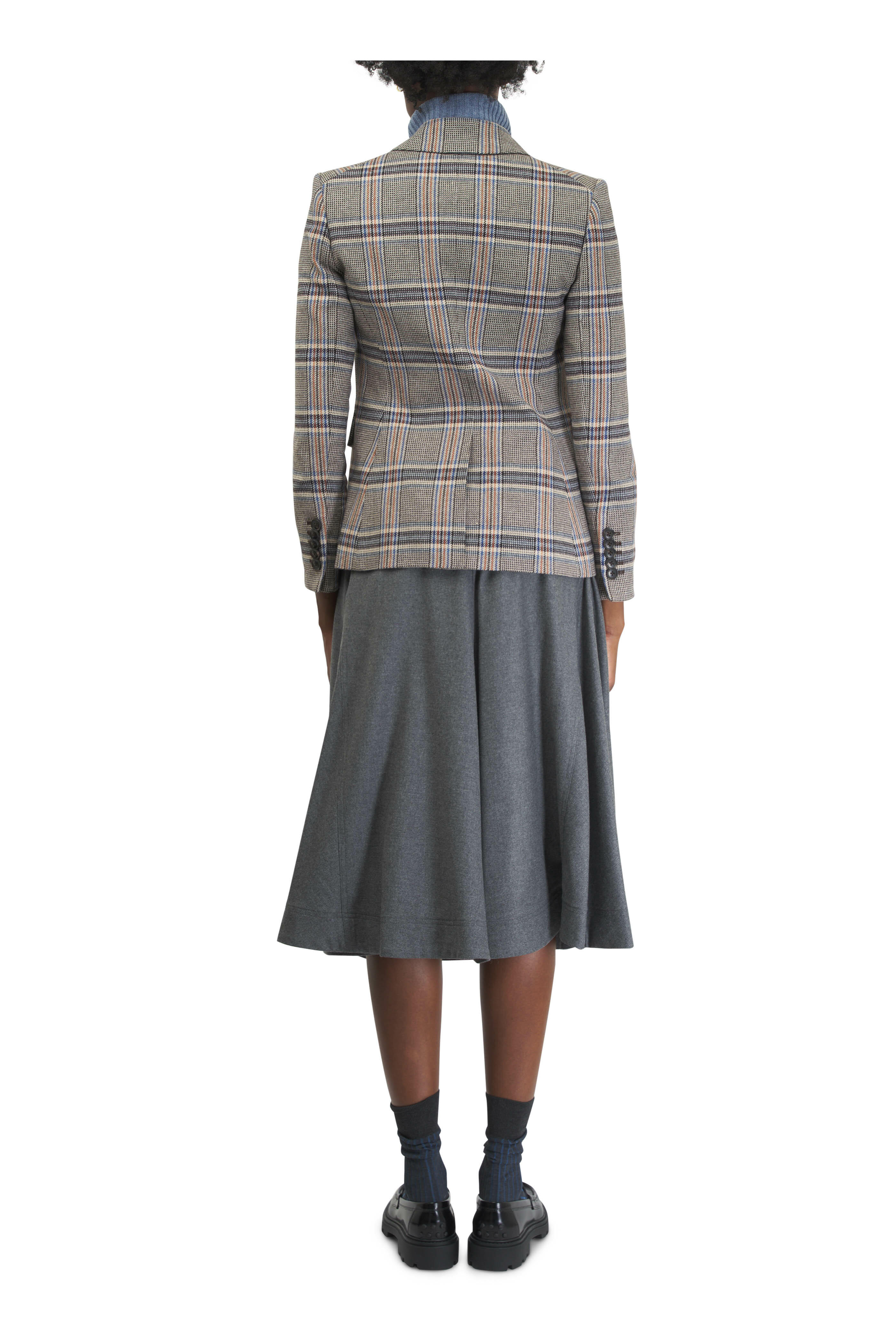 Veronica Beard - Miller Dickey Black Multi Plaid Jacket