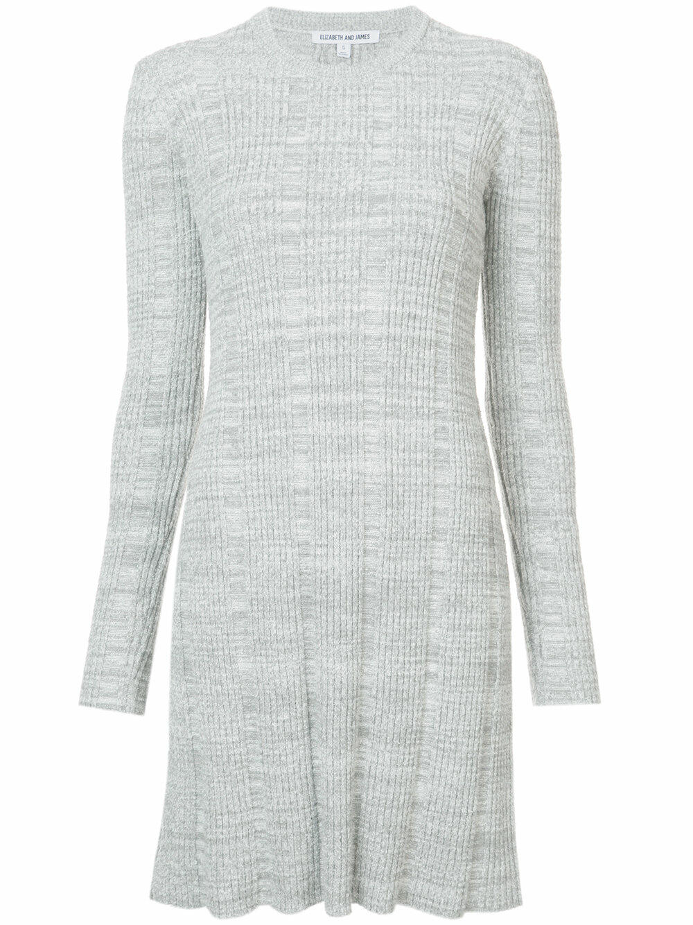 Elizabeth & James - Kellen Flannel Gray Ribbed Knit Tunic