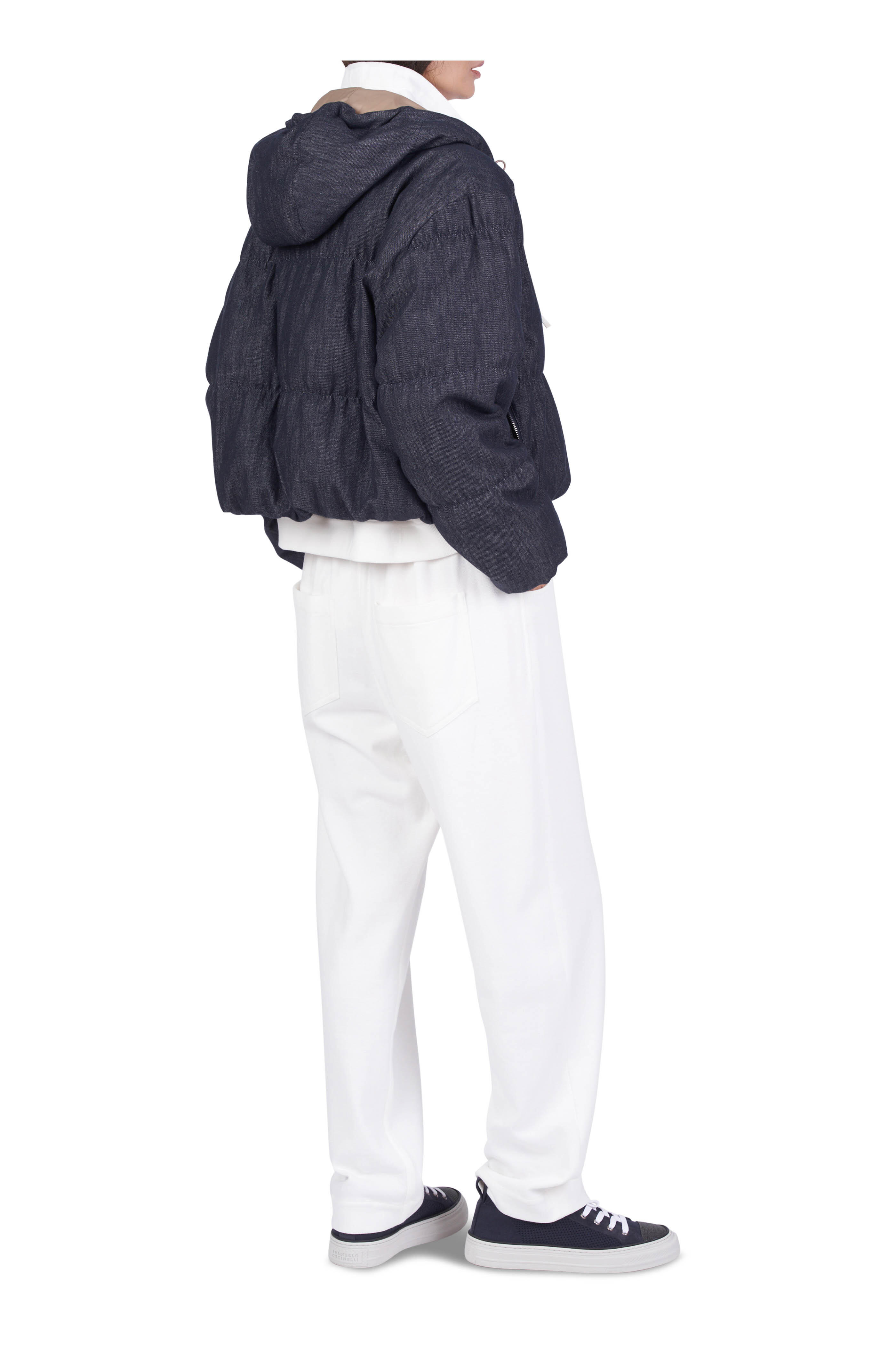 Brunello Cucinelli - Indigo Denim Puffer Jacket