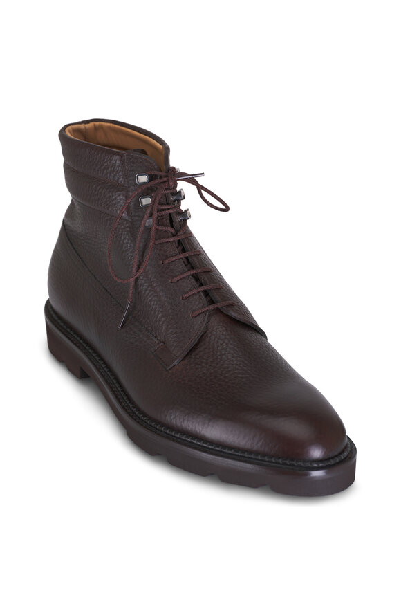 John Lobb Alder Burnt Umber Leather Boot