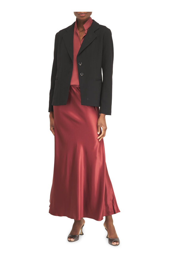 Peter Cohen Toas Cinnabar Heavy Satin Dress - view 5