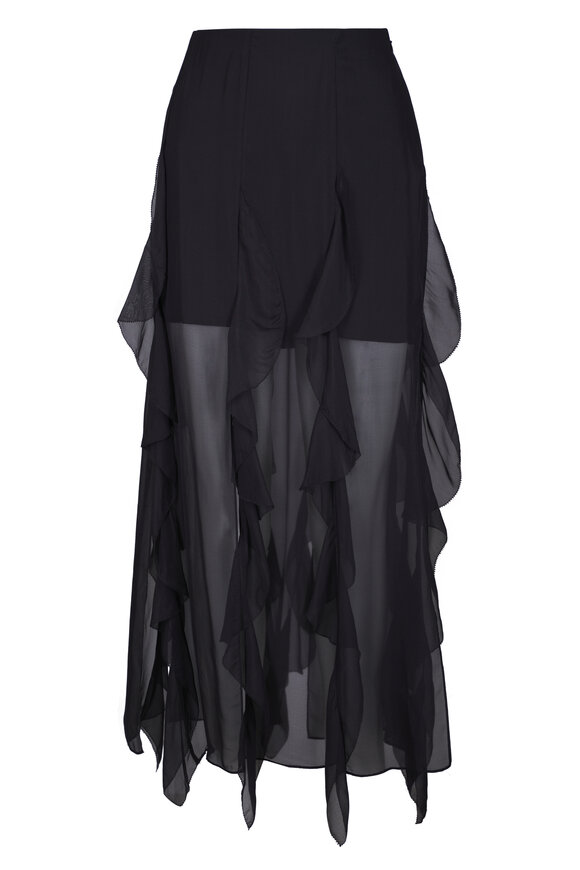 McQueen - Black Tulle Skirt | Mitchell Stores