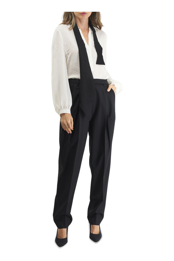 Dorothee Schumacher - Luxury Elegance Black Cotton Pant