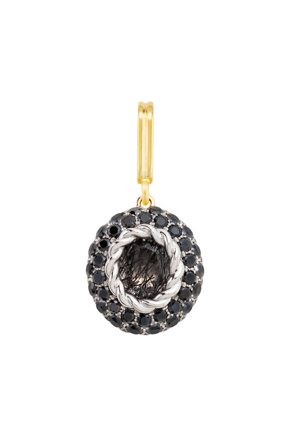 Mellerio 18k Yellow Gold Baby Queen Medallion Charm