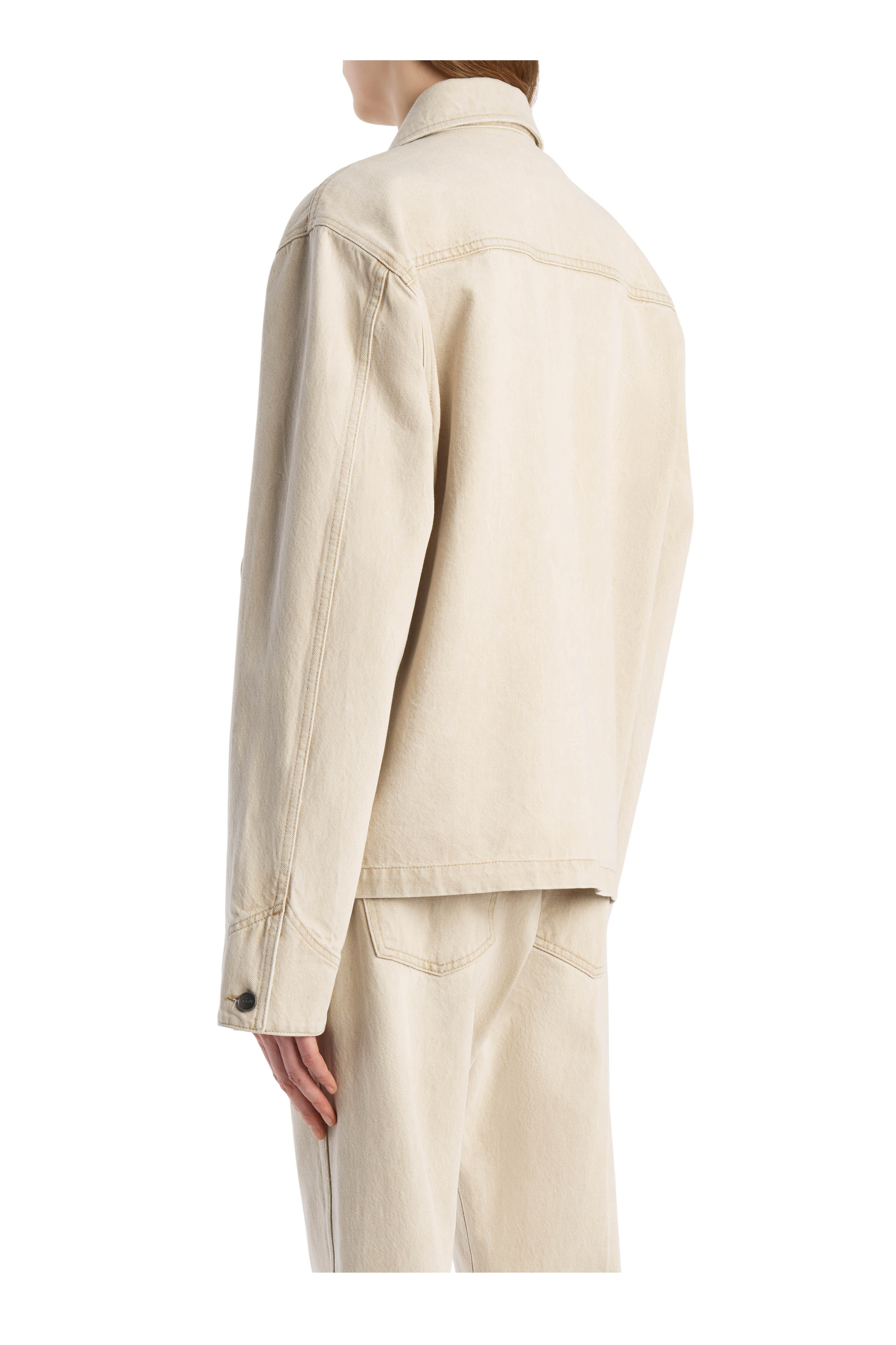 Khaite - Wyatt Dumas Rigid Denim Jacket - view 3