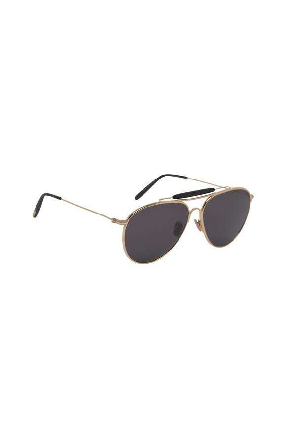 Tom Ford Eyewear Raphael Shiny Rose Gold Sunglasses