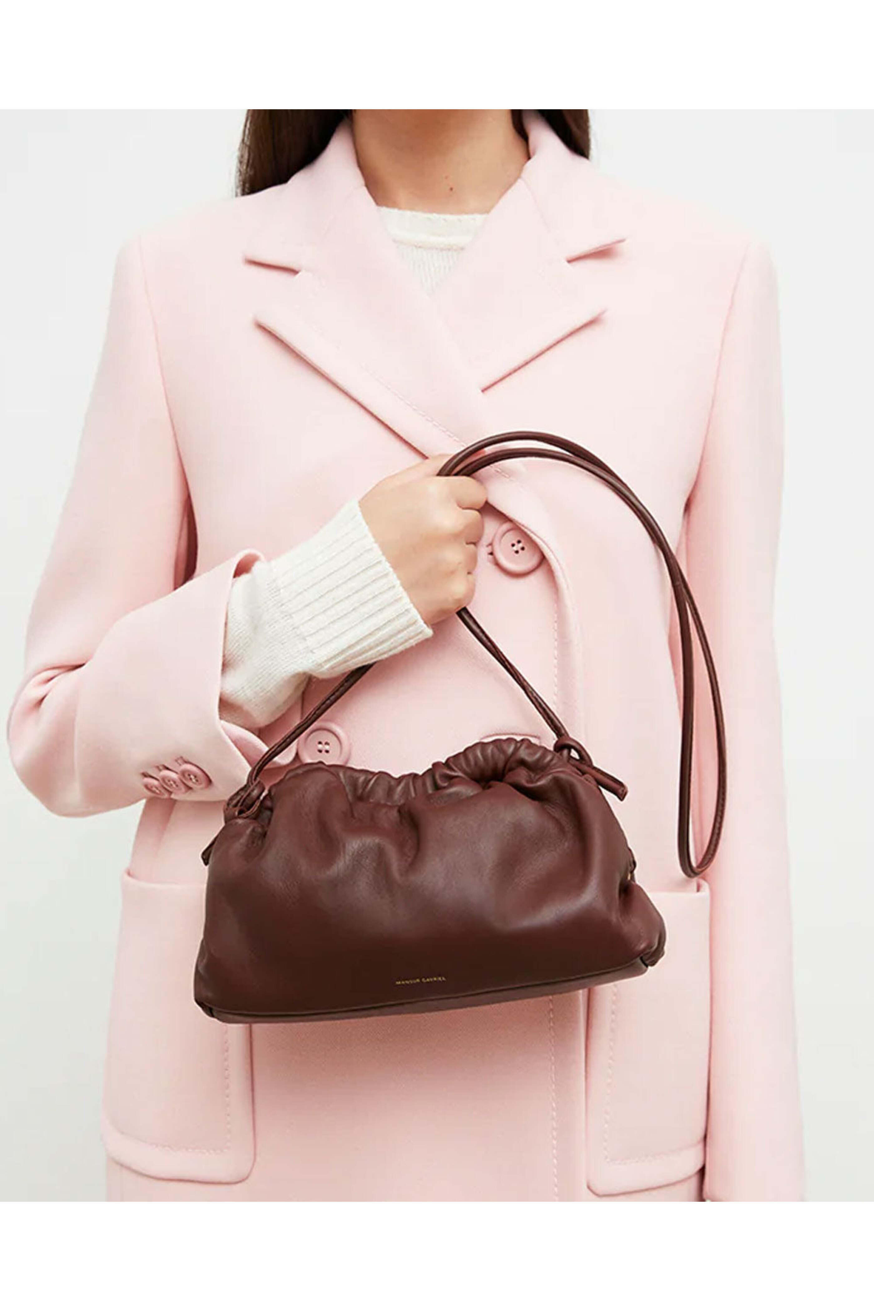 Mansur Gavriel - Mini Cloud Clutch in Chocolate