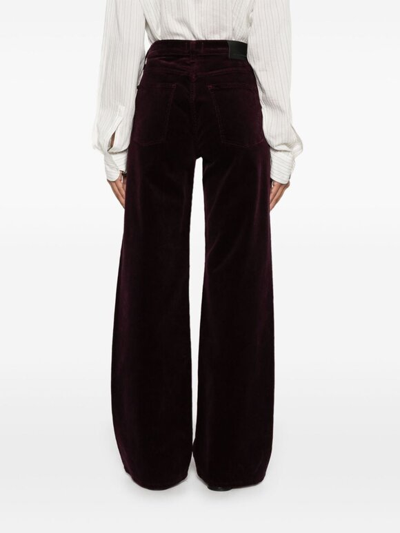 Citizens of Humanity - Annina Bordeaux Corduroy High Rise Wise Leg Pant