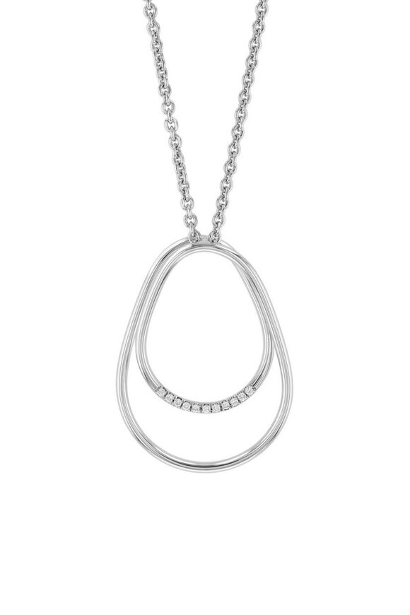 Pesavento Elegance Ultrafine Bi Oval Pendant Necklace - view 3