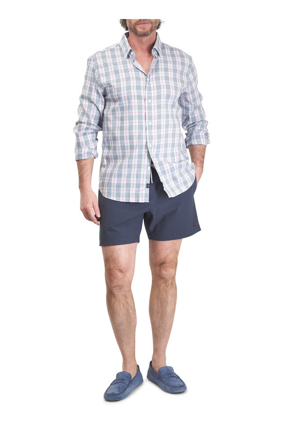 Faherty Brand All Day Blue Nights Swim Trunks - view 2
