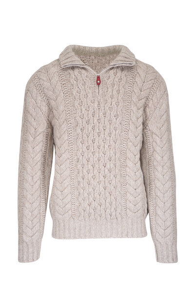 【Brunello Cucinelli】チェックウールアンドコットンブレンドパ Brunello Cucinelli - Grey Prince of Wales Checked Wool