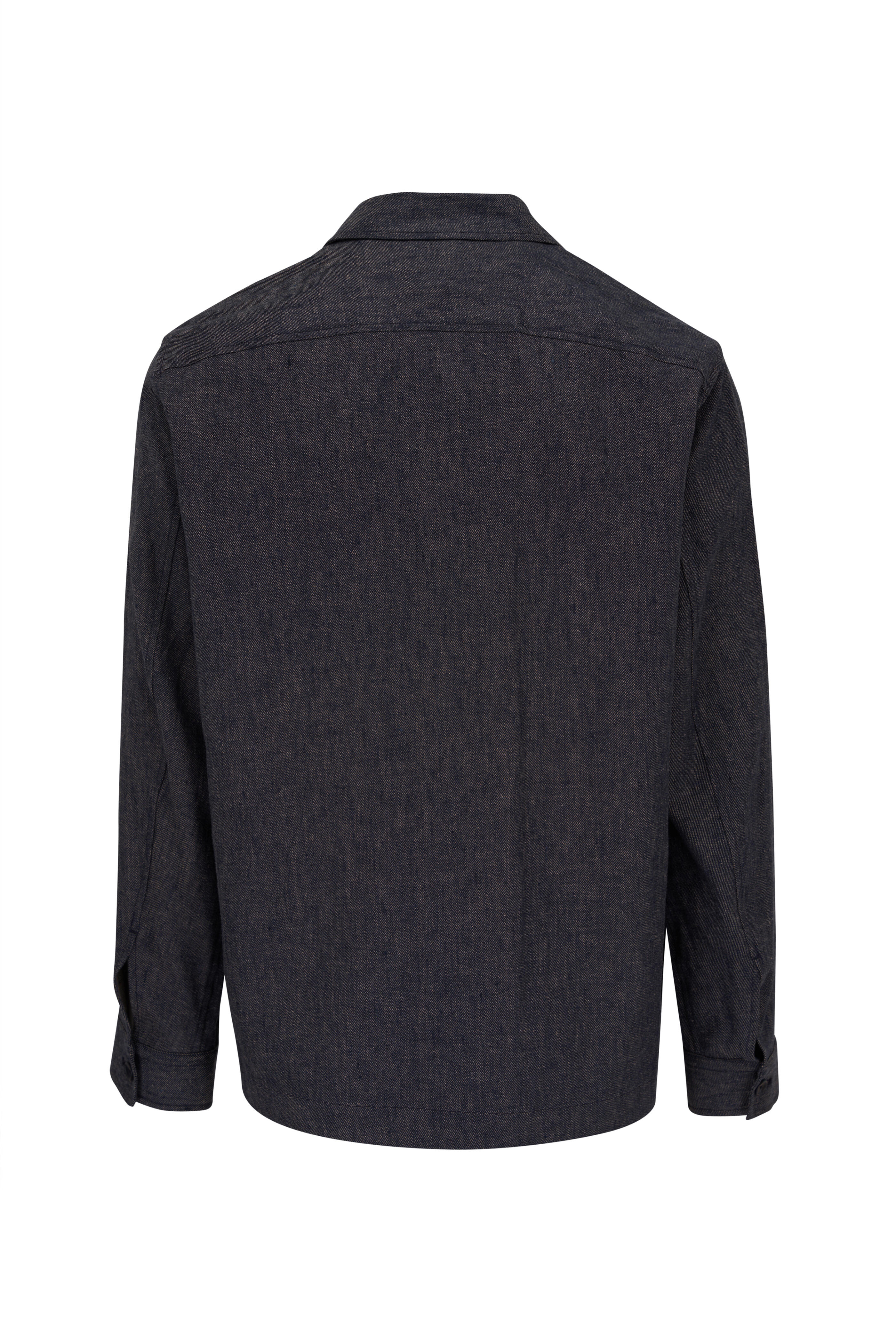 Vince - Dark Indigo Linen & Cotton Shacket