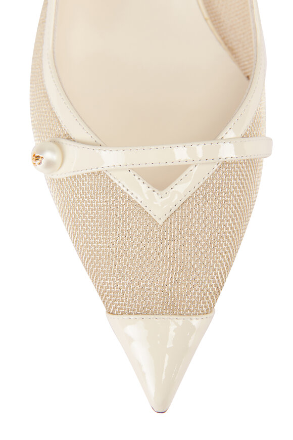 Jimmy Choo Amita Latte Slingback Pump, 45mm - view 4